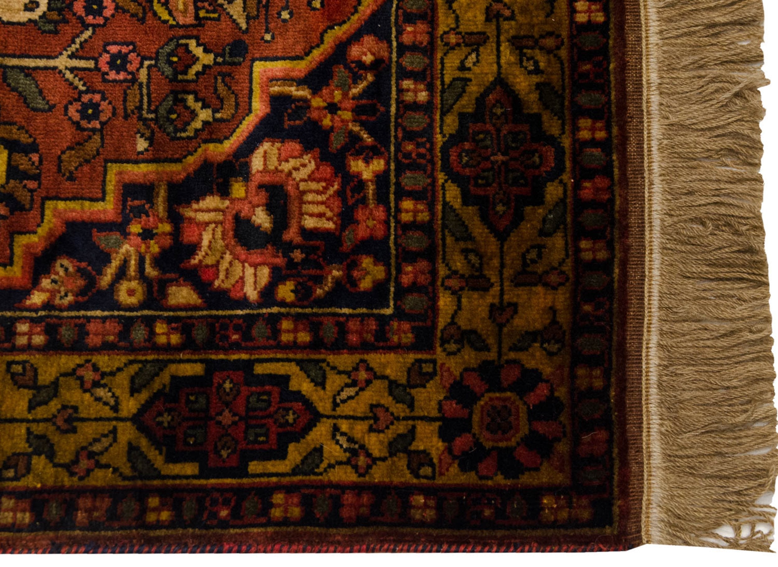 3x5 Vintage Indian Bakhtiari Design Rug by Old New House® - product image 3 for Resin Society