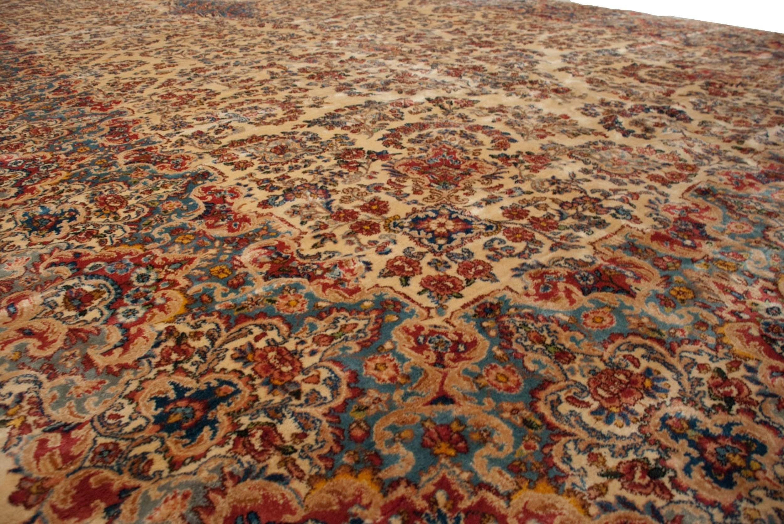9.5x22.5 Vintage Kerman Carpet by Old New House® - product image 7 for Resin Society