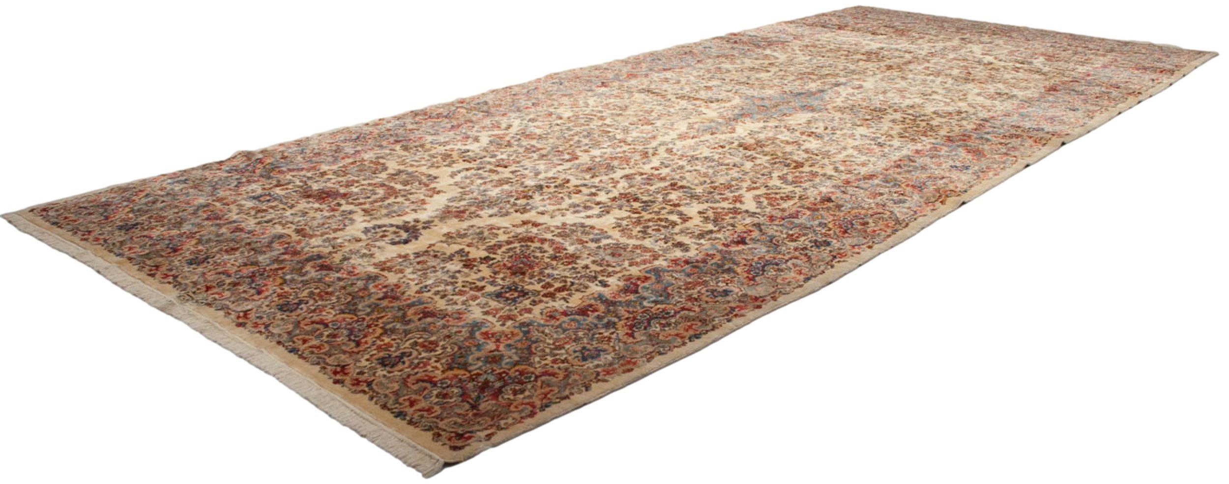 9.5x22.5 Vintage Kerman Carpet by Old New House® - product image 8 for Resin Society