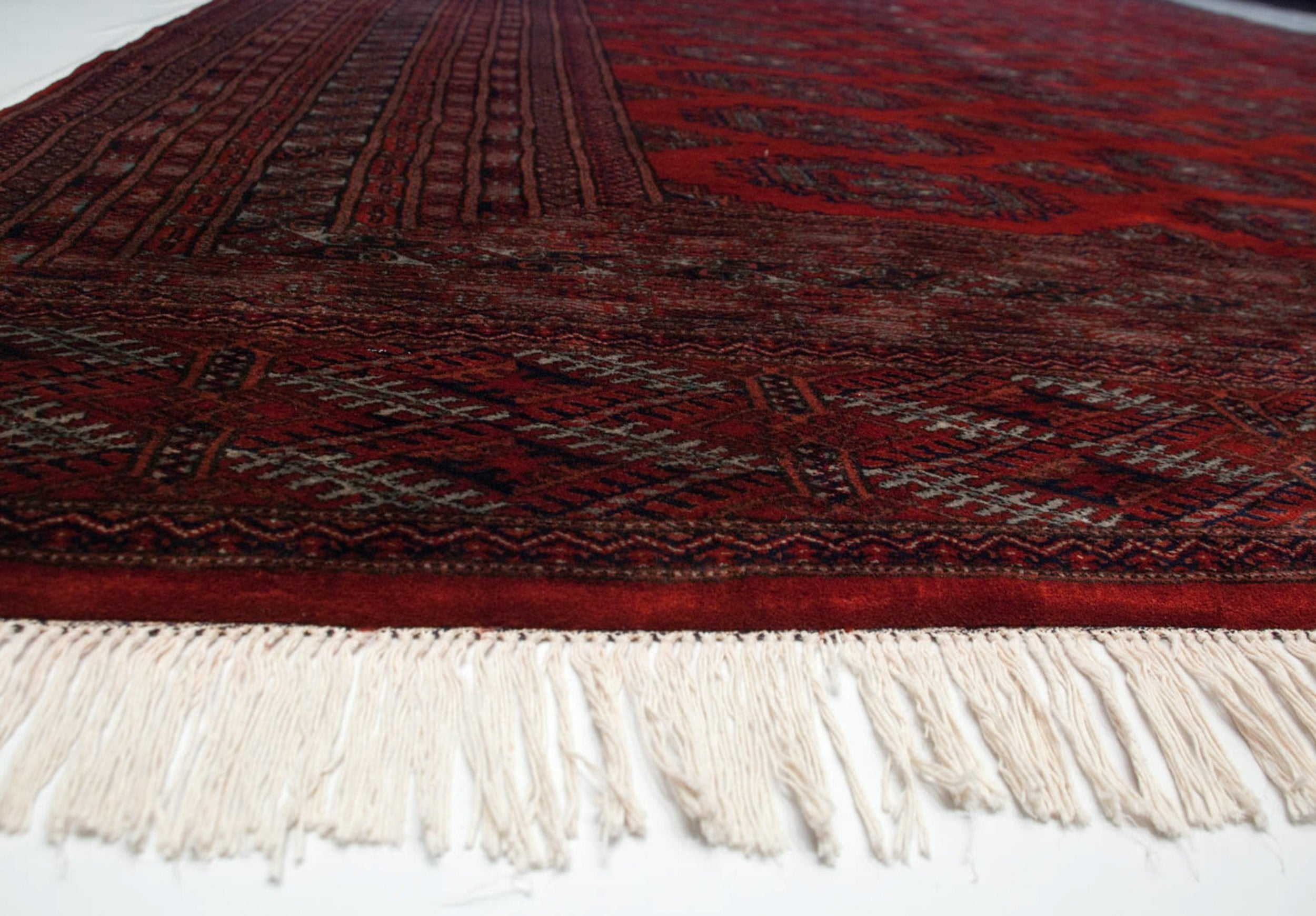10x14.5 Vintage Fine Pakistani Turkmen Design Carpet by Old New House® - product image 7 for Resin Society