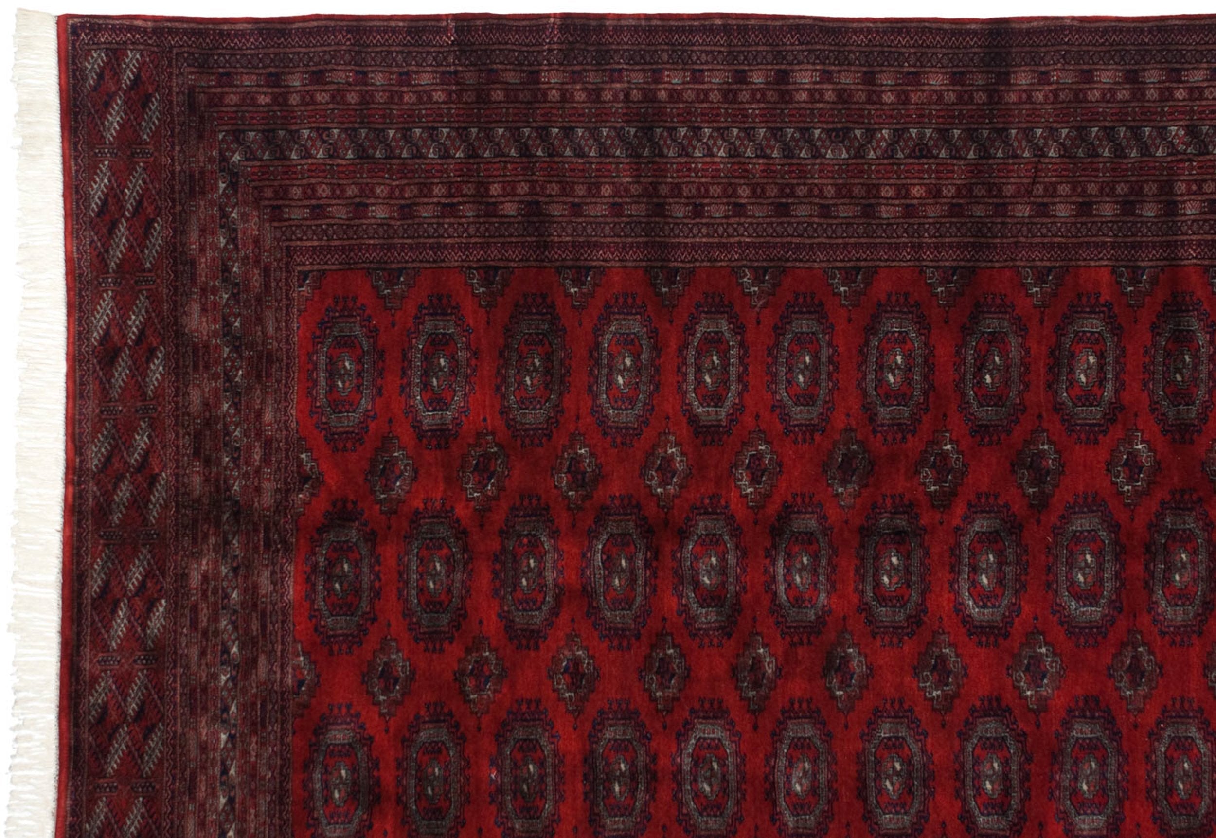 10x14.5 Vintage Fine Pakistani Turkmen Design Carpet by Old New House® - product image 14 for Resin Society
