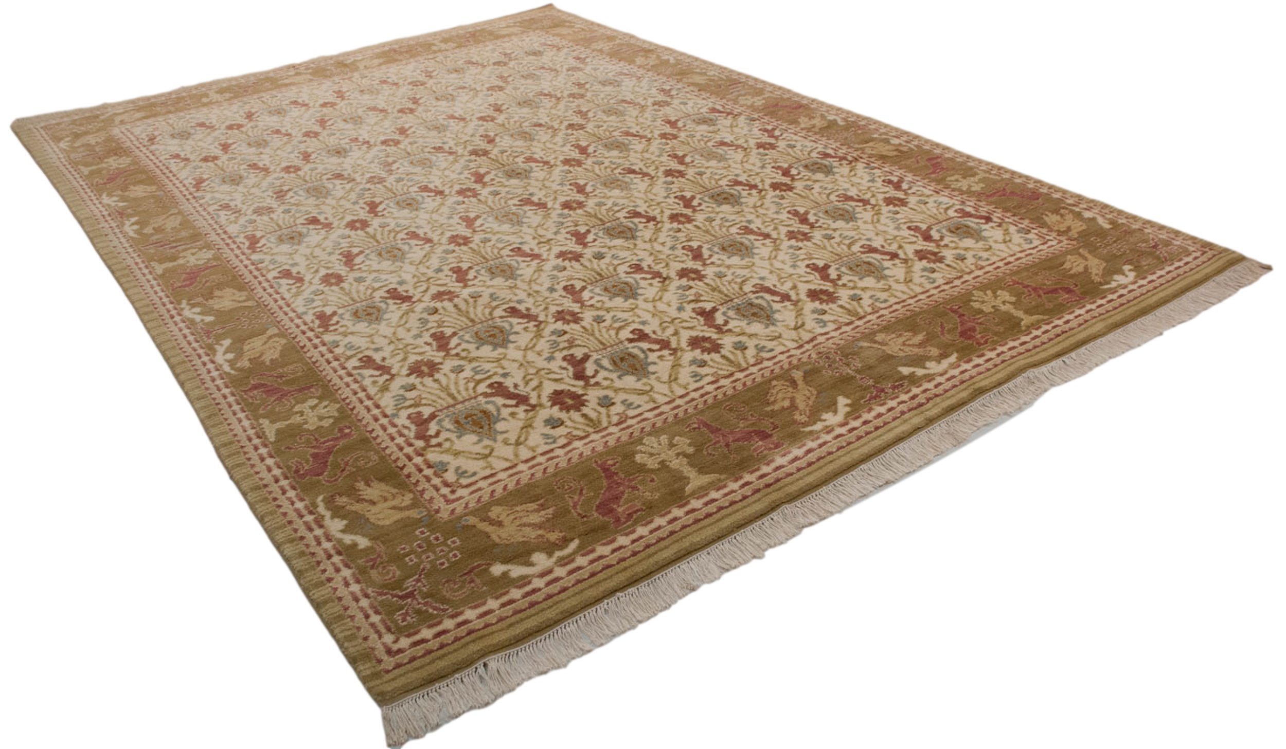 9.5x13.5 Vintage Spanish Alcaraz Design Carpet by Old New House® - product image 4 for Resin Society
