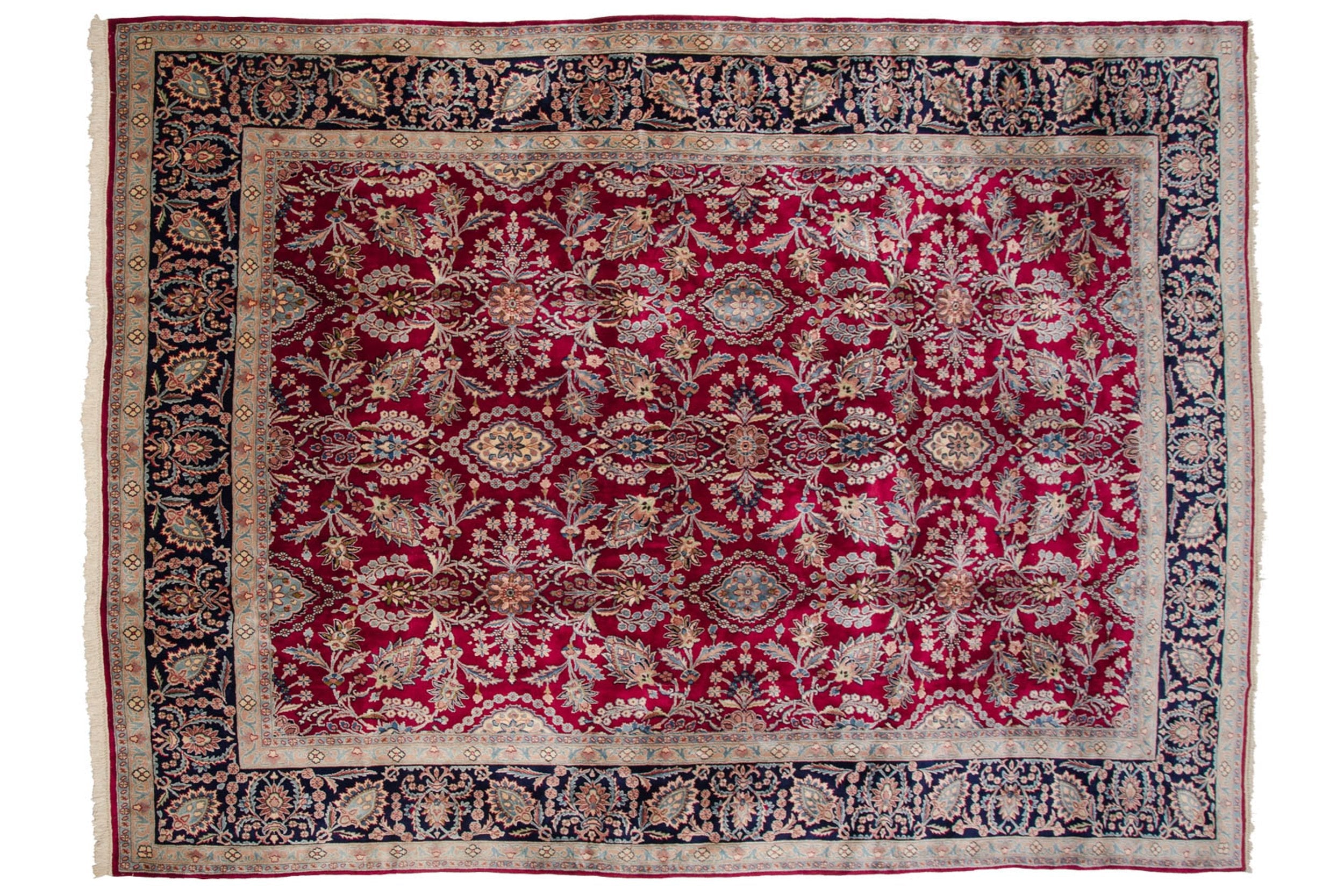10.5x14 Vintage Kerman Carpet by Old New House® - main product image for Resin Society