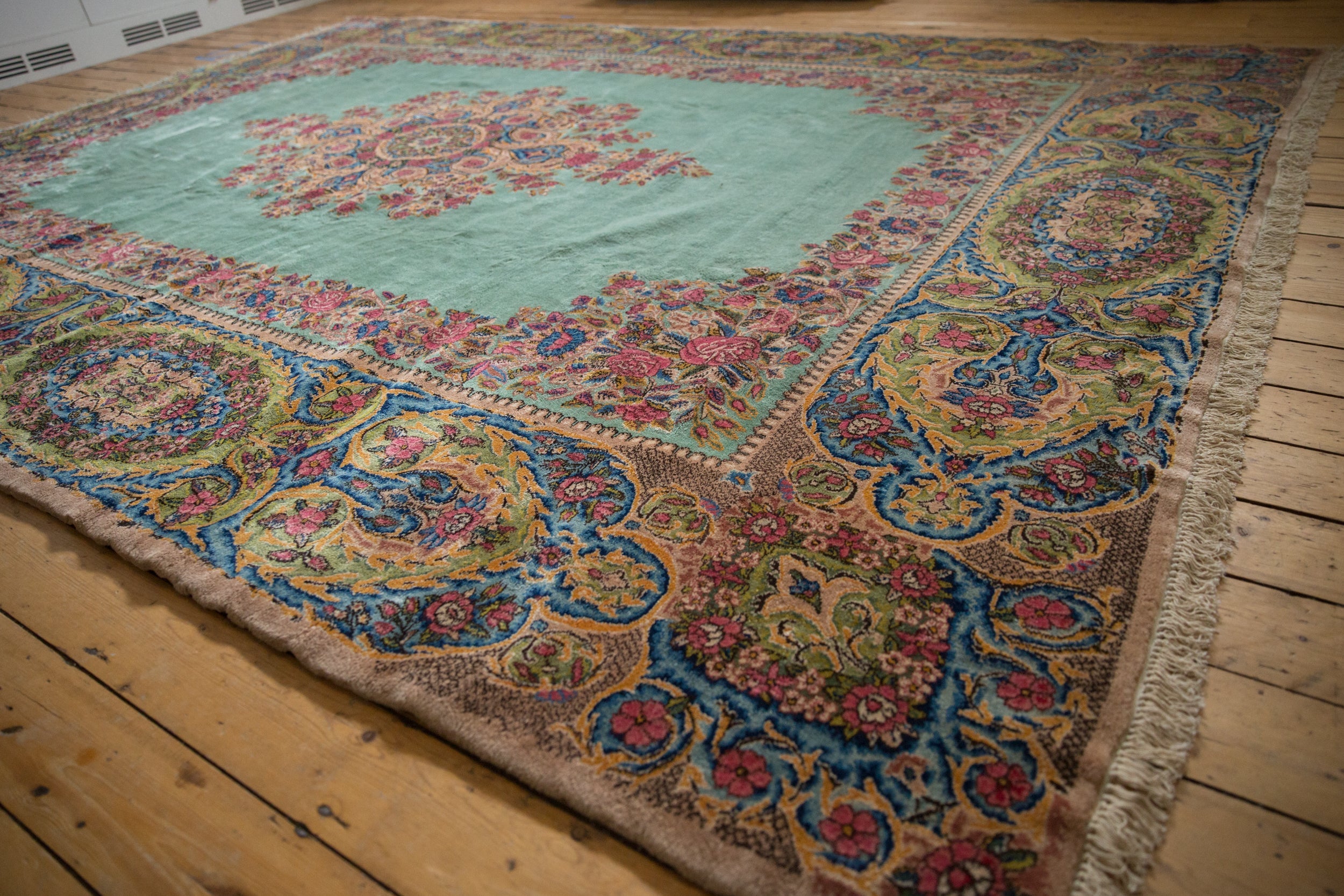 9.5x13.5 Vintage Kerman Carpet by Old New House® - product image 4 for Resin Society