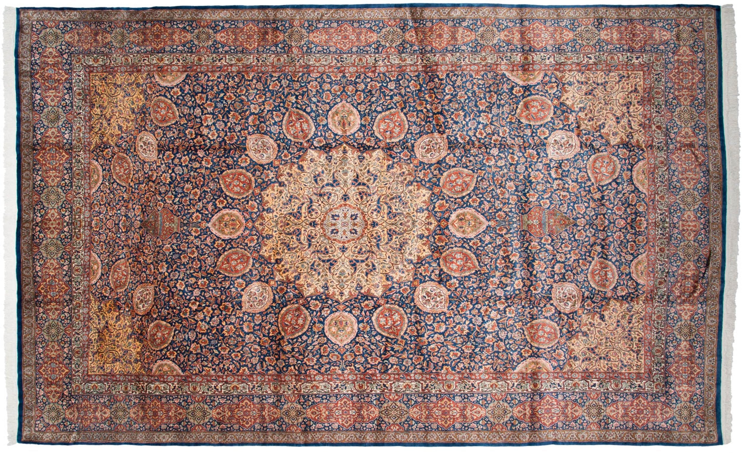 10x16.5 Vintage Fine Pakistani Ardebil Design Carpet by Old New House® - product image 2 for Resin Society