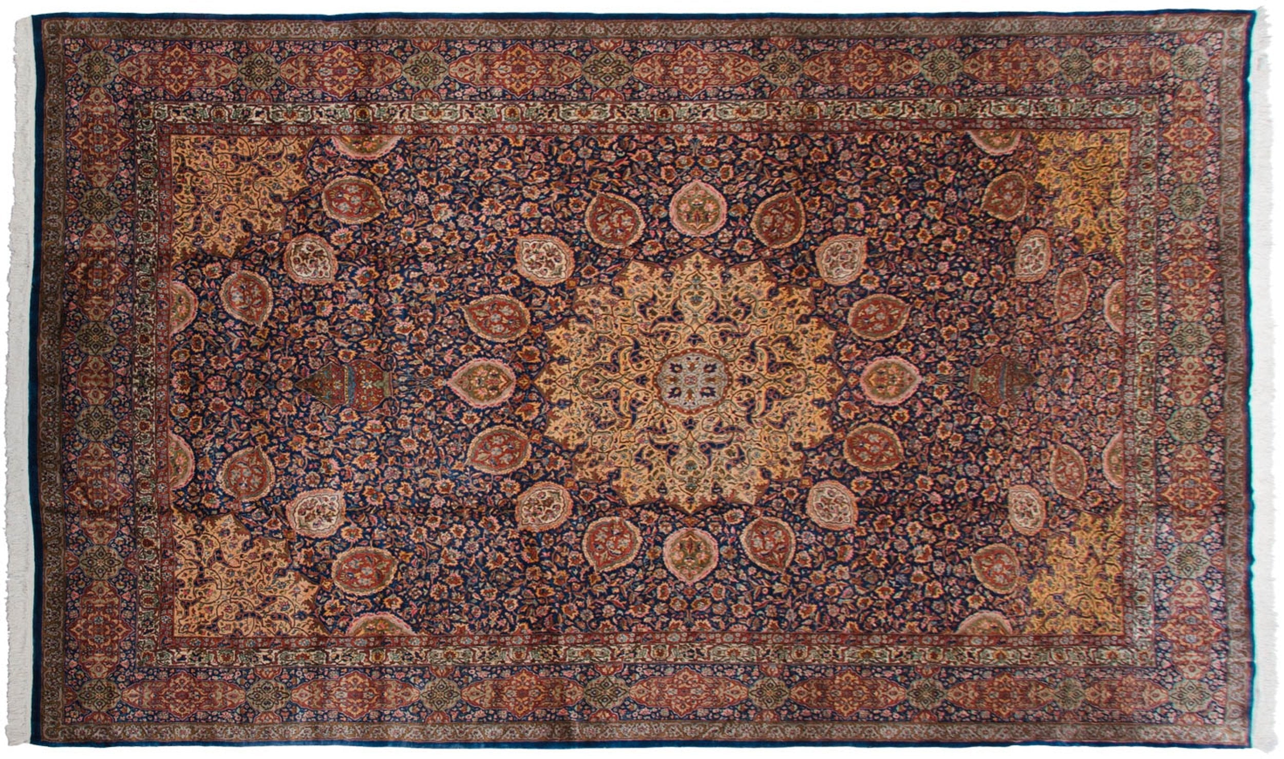 10x16.5 Vintage Fine Pakistani Ardebil Design Carpet by Old New House® - product image 5 for Resin Society