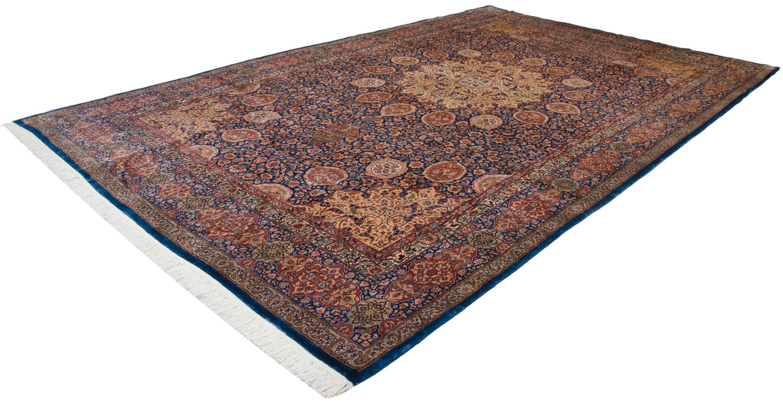 10x16.5 Vintage Fine Pakistani Ardebil Design Carpet by Old New House® - product image 7 for Resin Society