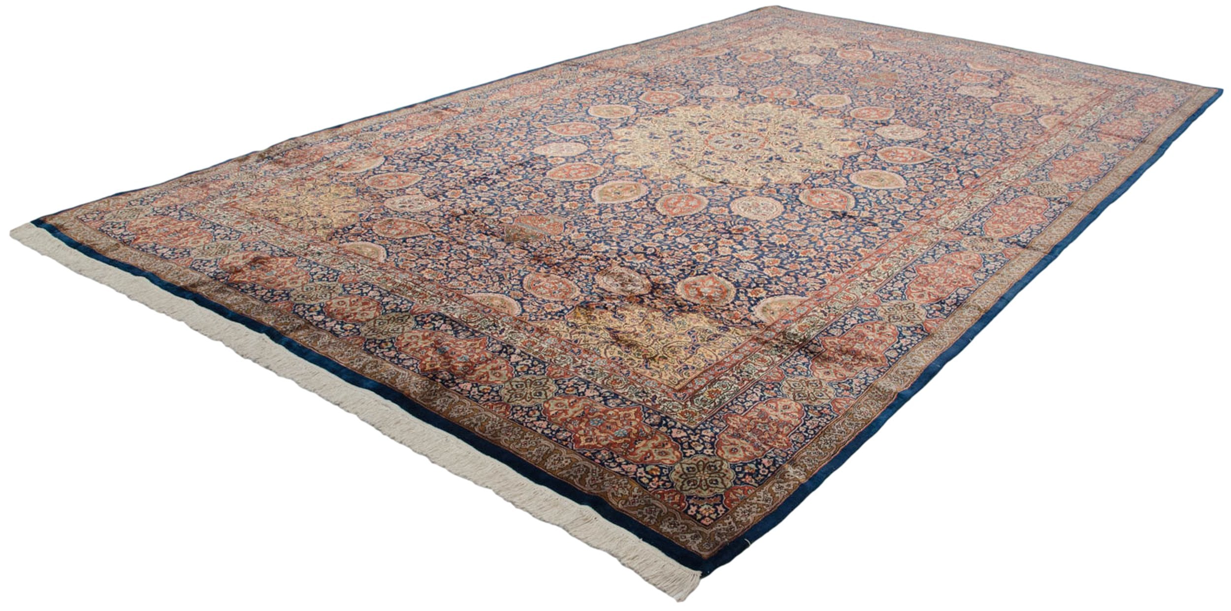 10x16.5 Vintage Fine Pakistani Ardebil Design Carpet by Old New House® - product image 8 for Resin Society