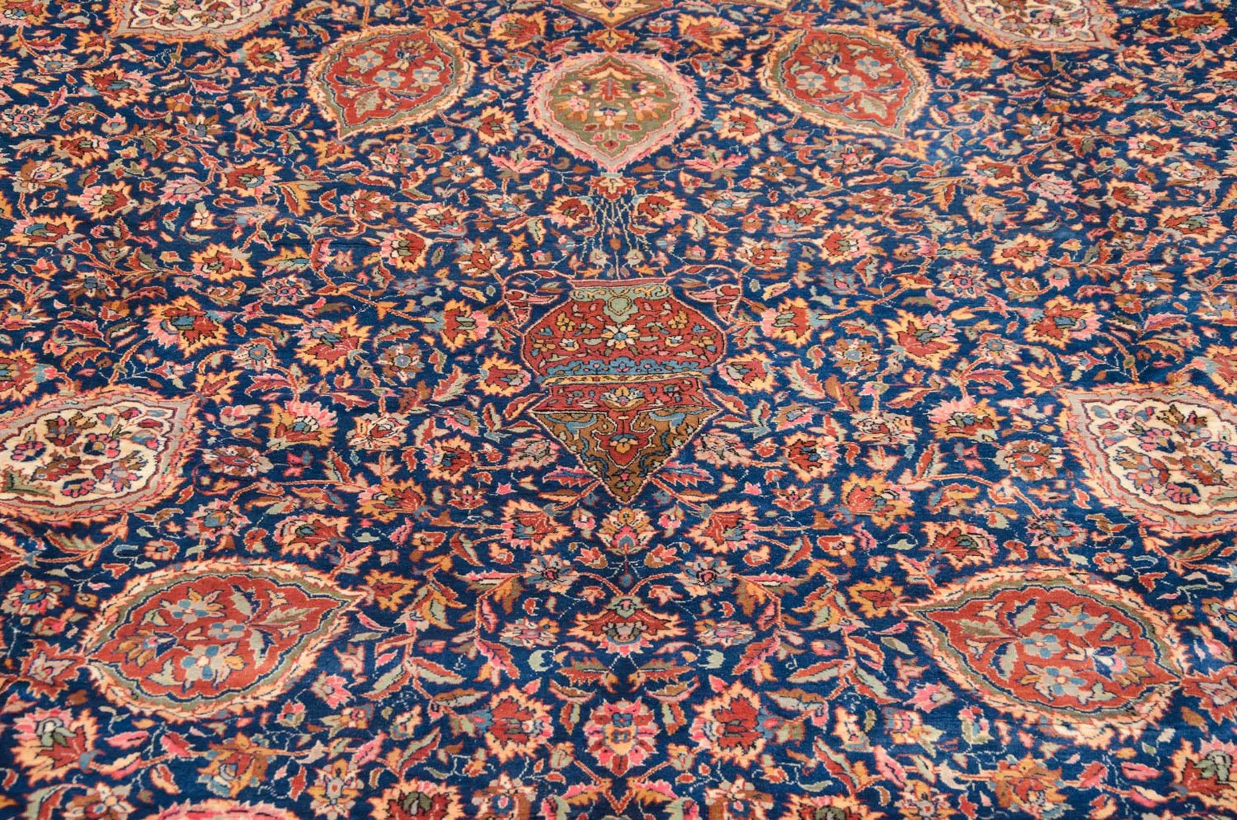 10x16.5 Vintage Fine Pakistani Ardebil Design Carpet by Old New House® - product image 11 for Resin Society