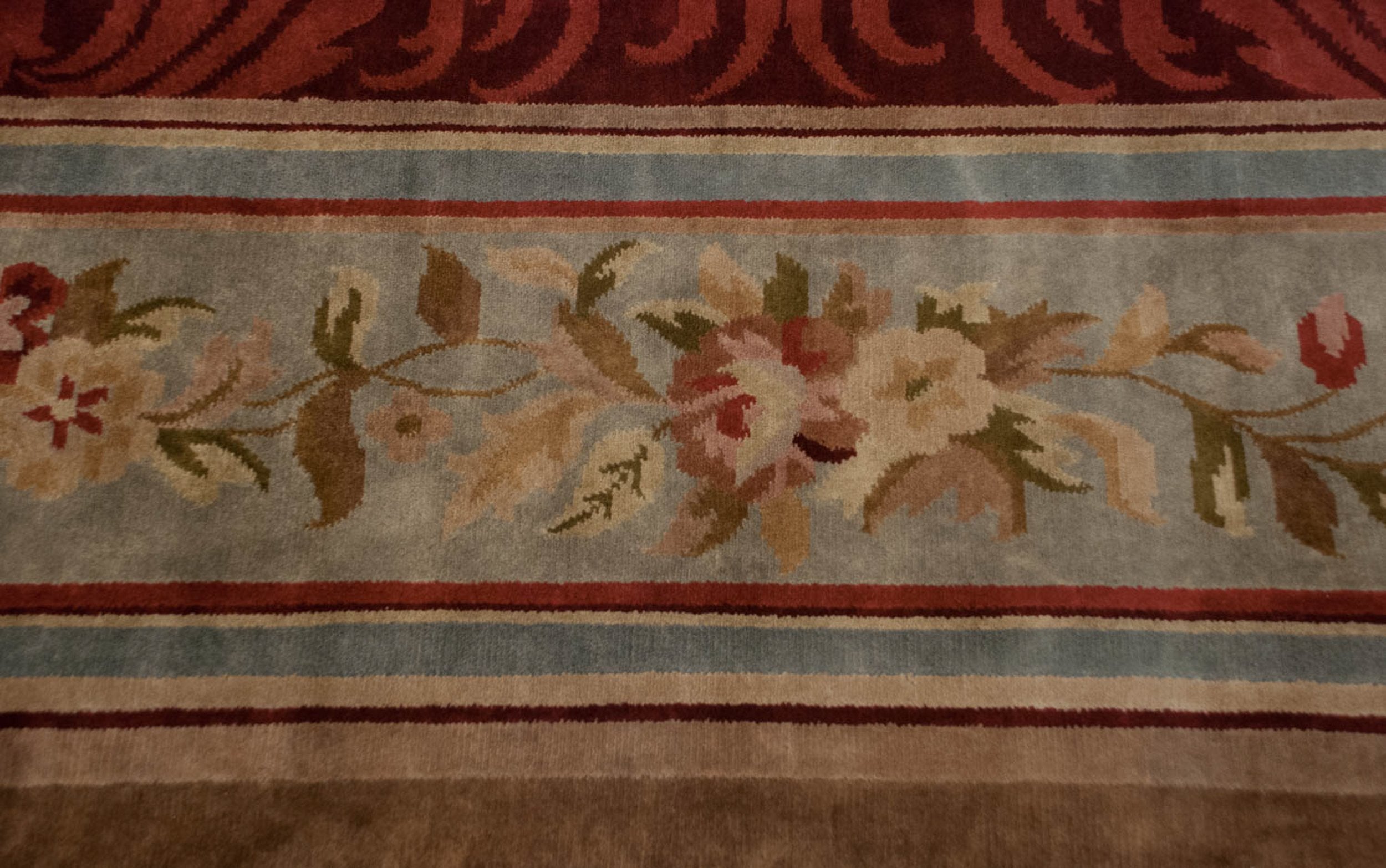 12x15 Indian Savonnerie Design Carpet by Old New House® - product image 7 for Resin Society