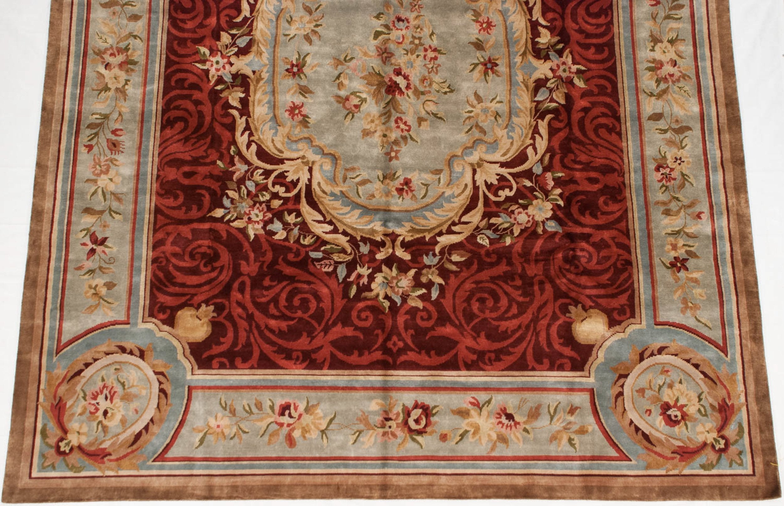 12x15 Indian Savonnerie Design Carpet by Old New House® - product image 8 for Resin Society