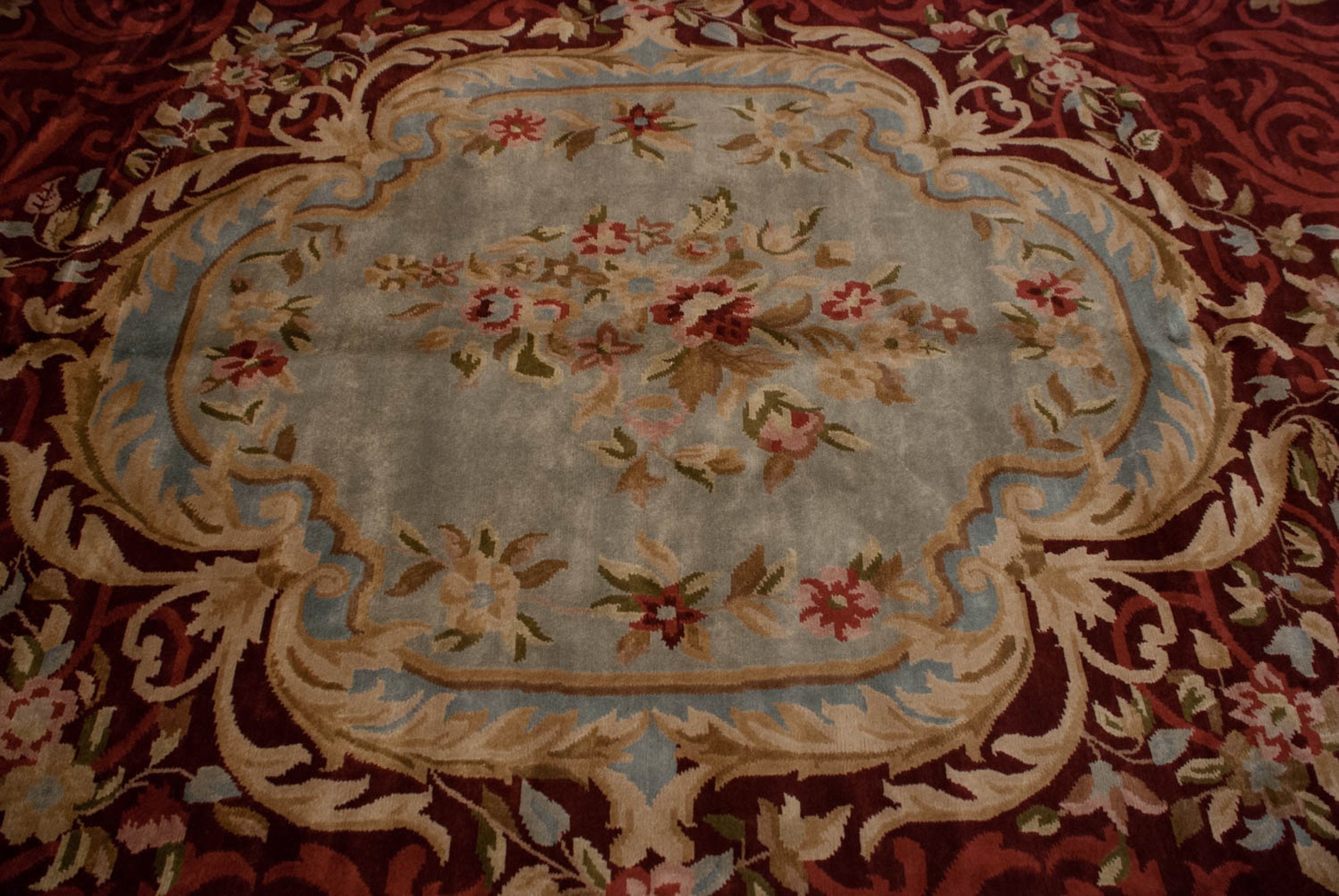 12x15 Indian Savonnerie Design Carpet by Old New House® - product image 9 for Resin Society