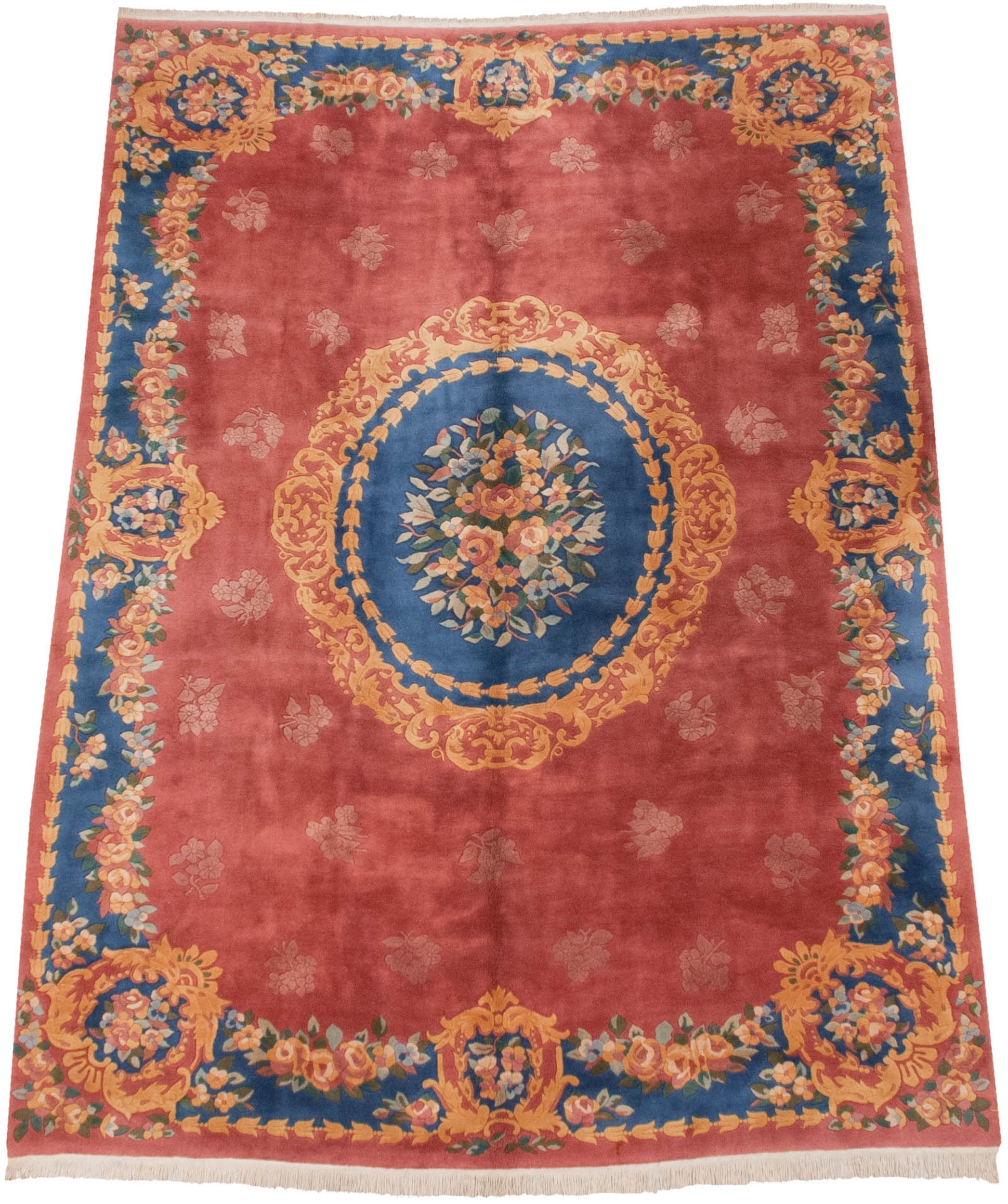 9.5x13.5 Vintage Japanese Aubusson Design Carpet by Old New House® - product image 3 for Resin Society
