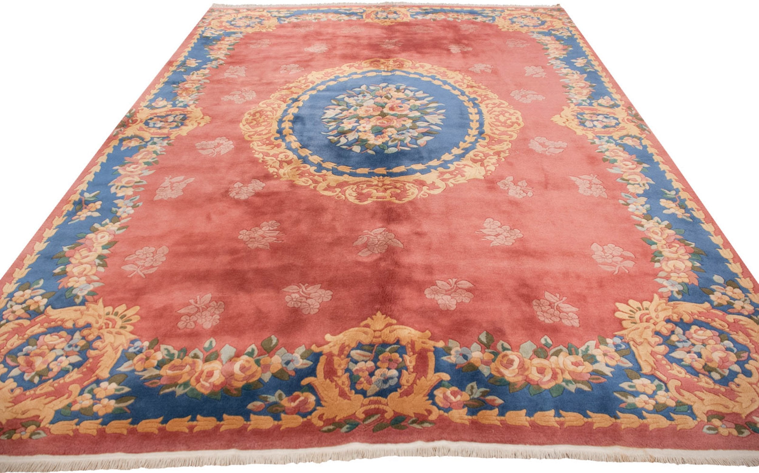 9.5x13.5 Vintage Japanese Aubusson Design Carpet by Old New House® - product image 4 for Resin Society