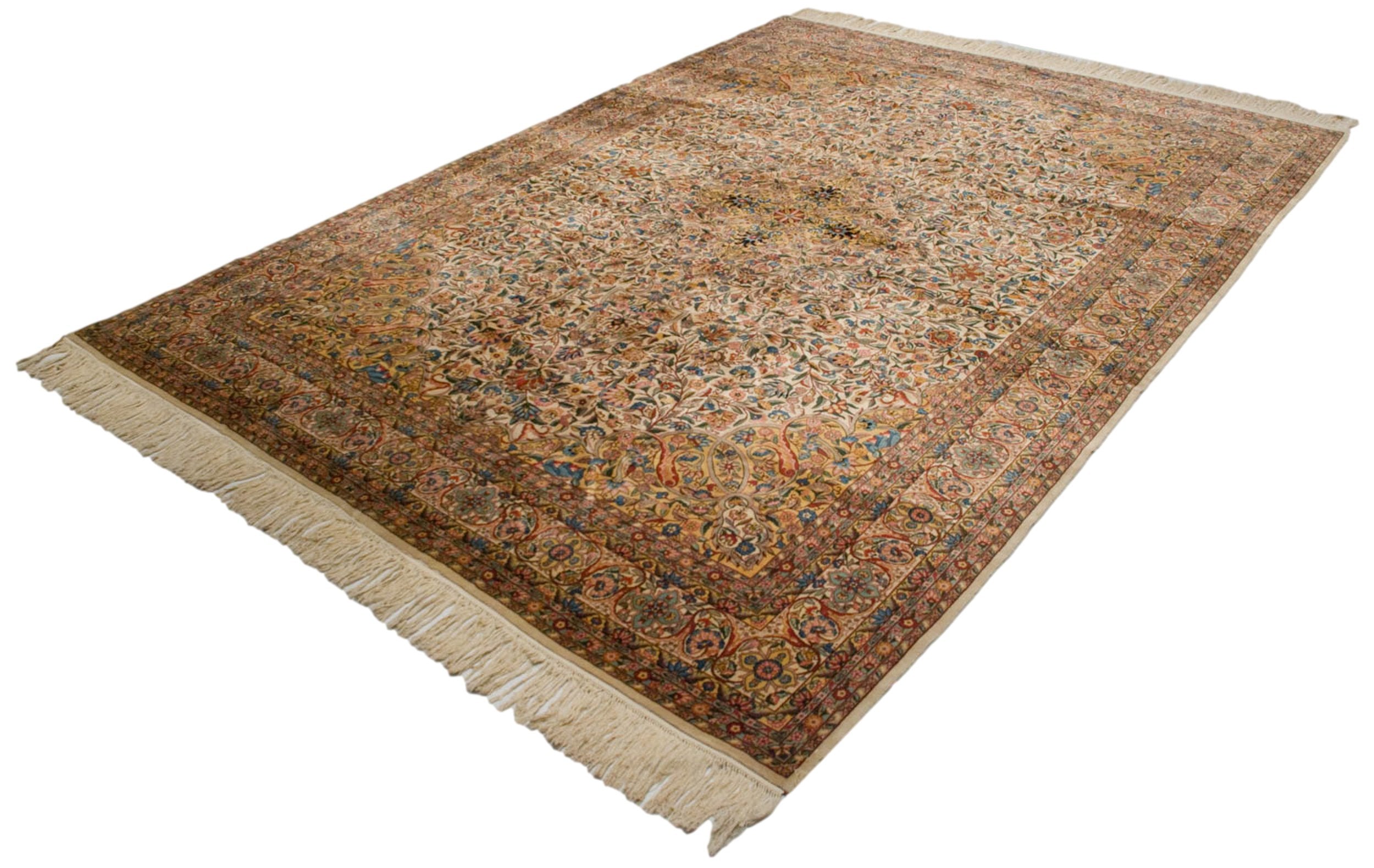 10x14.5 Vintage Fine Bulgarian Isfahan Design Carpet by Old New House® - product image 5 for Resin Society
