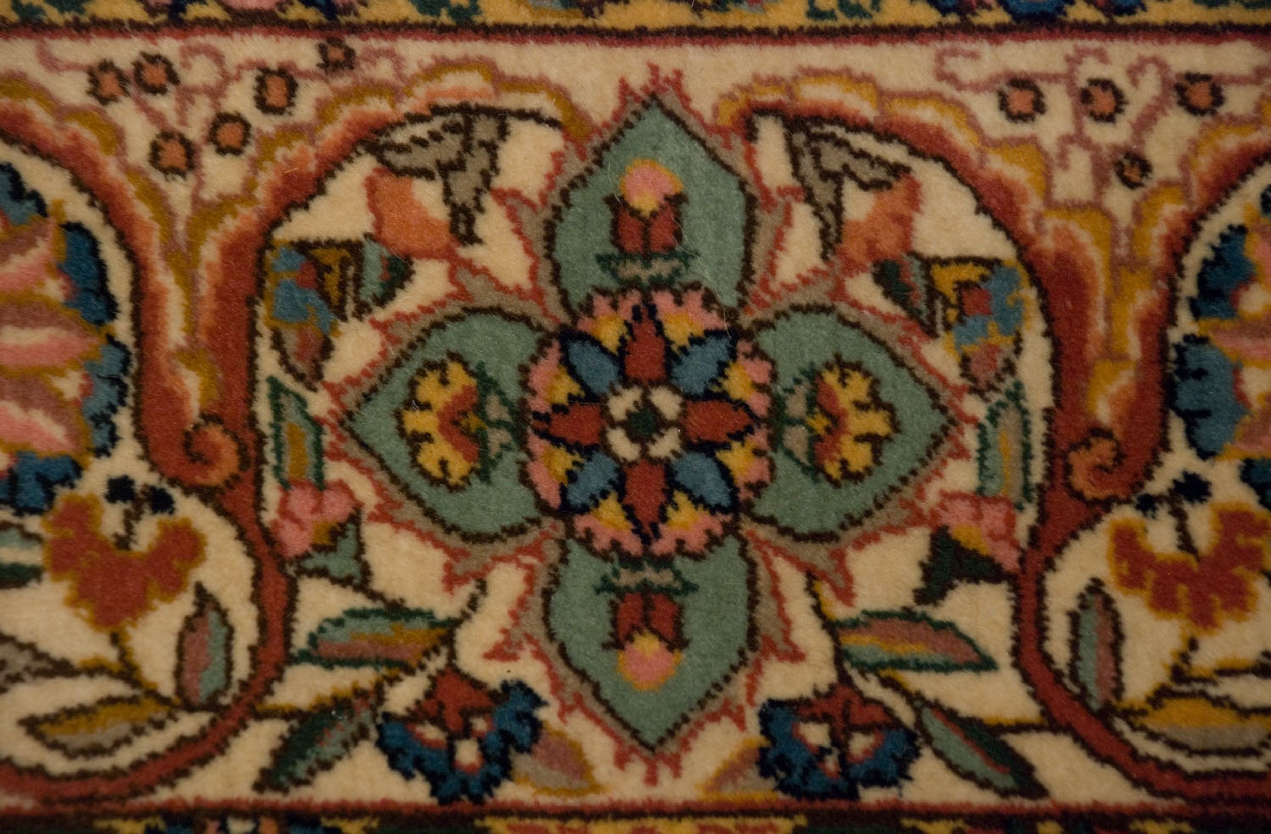 10x14.5 Vintage Fine Bulgarian Isfahan Design Carpet by Old New House® - product image 8 for Resin Society