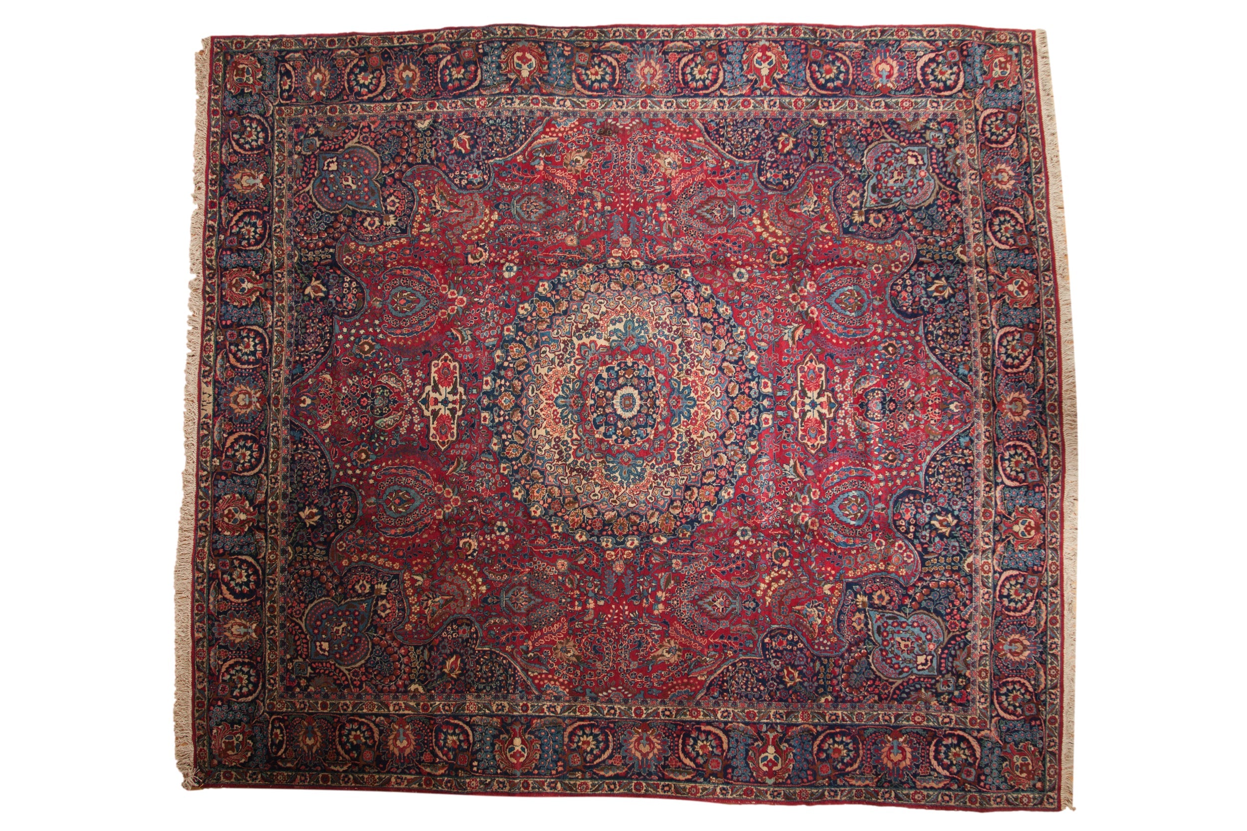 12x14 Vintage Tabriz Square Carpet by Old New House® - main product image for Resin Society