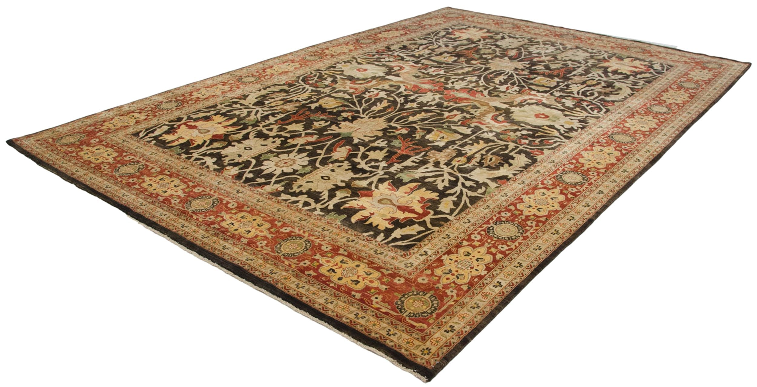 9.5x14.5 Fine Indian Serapi Design Carpet by Old New House® - product image 6 for Resin Society