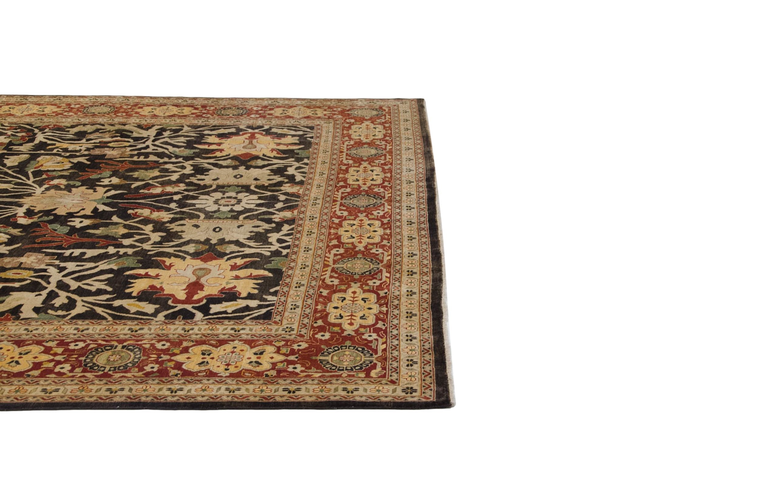 9.5x14.5 Fine Indian Serapi Design Carpet by Old New House® - product image 8 for Resin Society