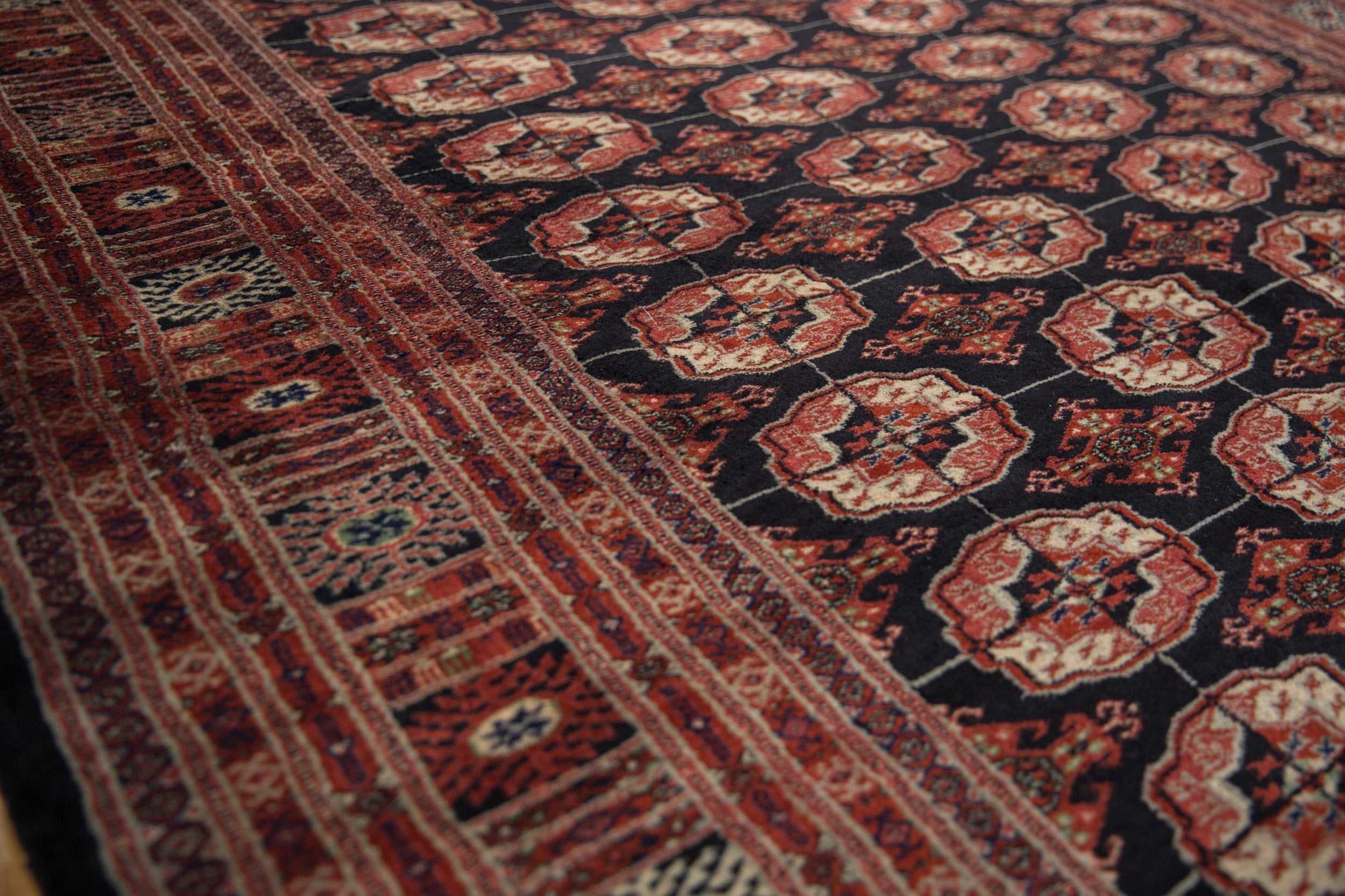 6x9 Vintage Fine Bokhara Carpet by Old New House® - product image 10 for Resin Society