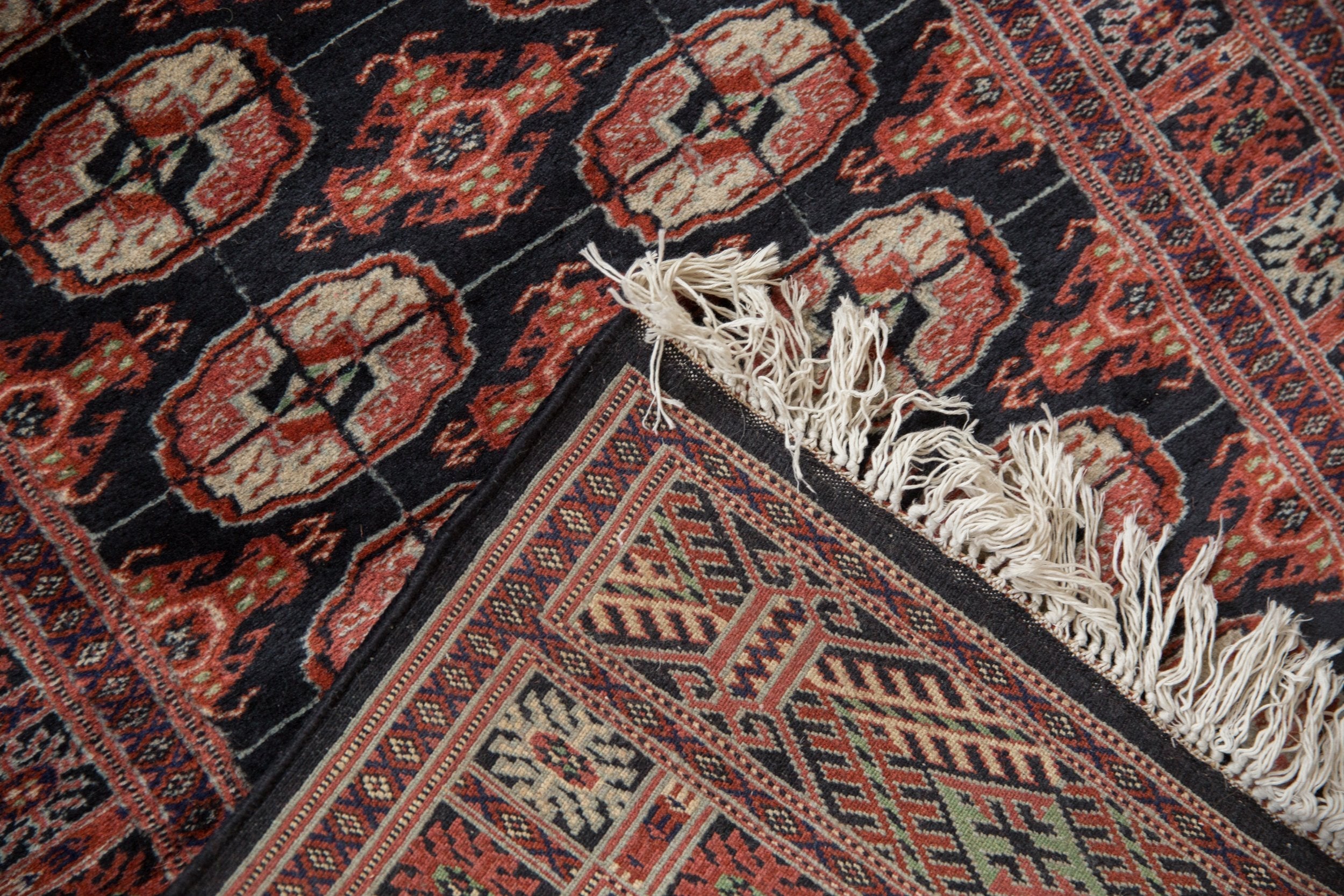 2.5x8 Vintage Fine Bokhara Rug Runner by Old New House® - product image 9 for Resin Society