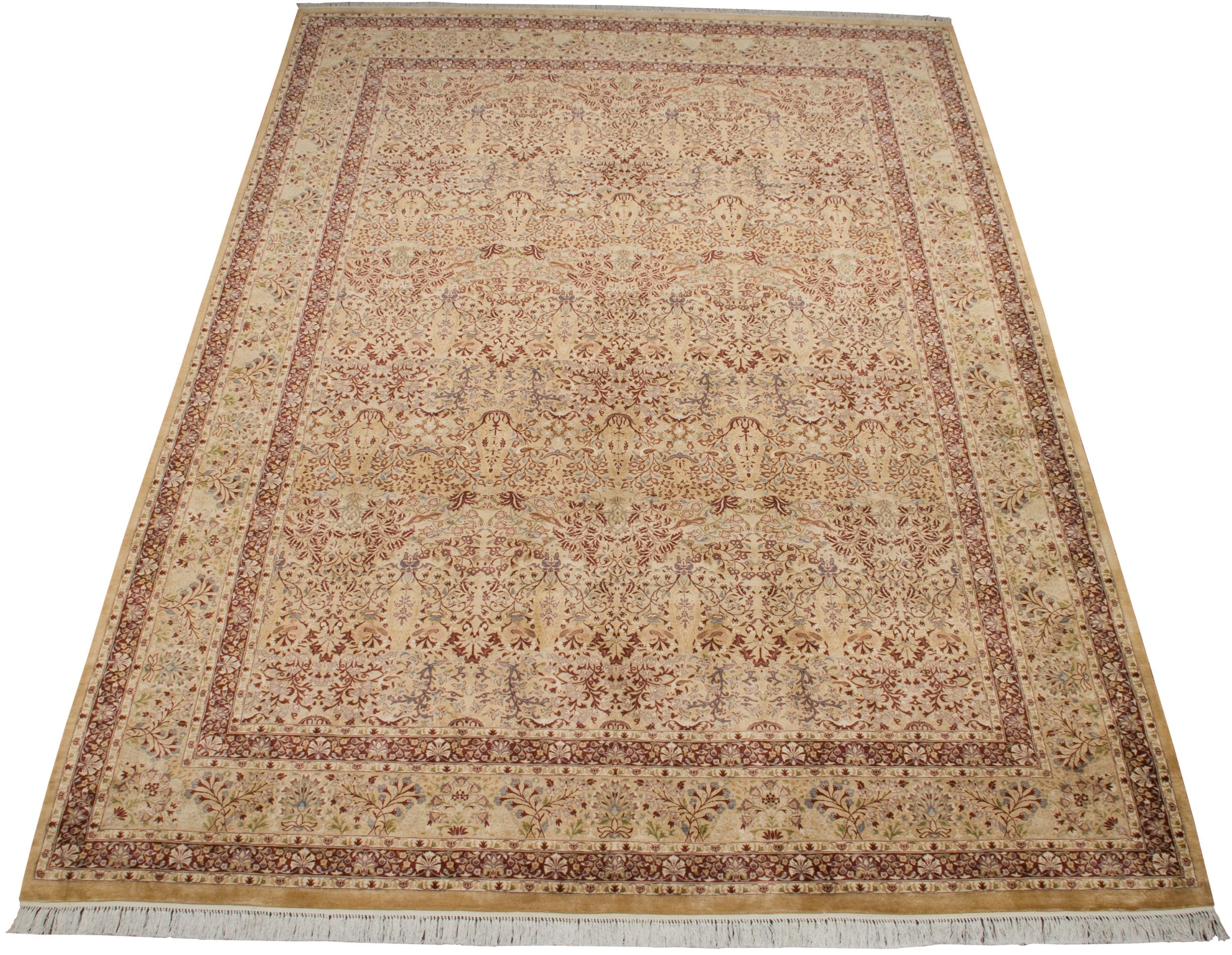 10x14 Vintage Pakistani Kerman Design Carpet by Old New House® - product image 4 for Resin Society