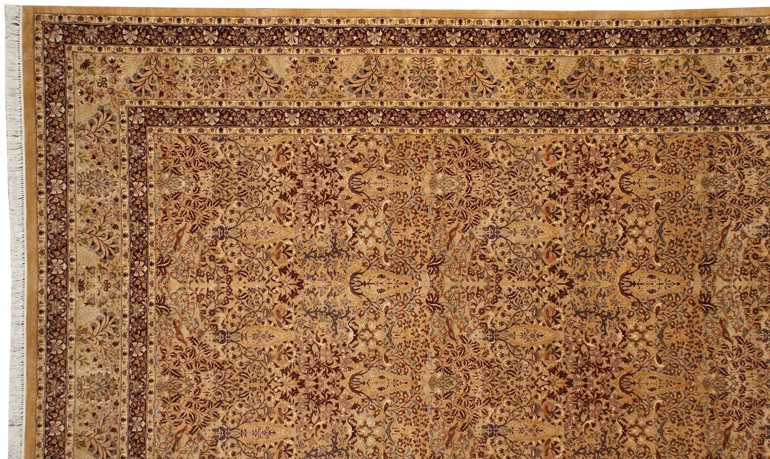 10x14 Vintage Pakistani Kerman Design Carpet by Old New House® - product image 5 for Resin Society
