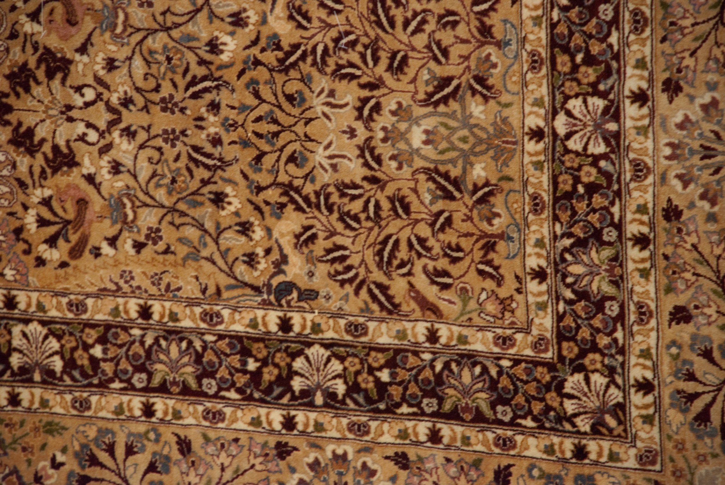 10x14 Vintage Pakistani Kerman Design Carpet by Old New House® - product image 6 for Resin Society