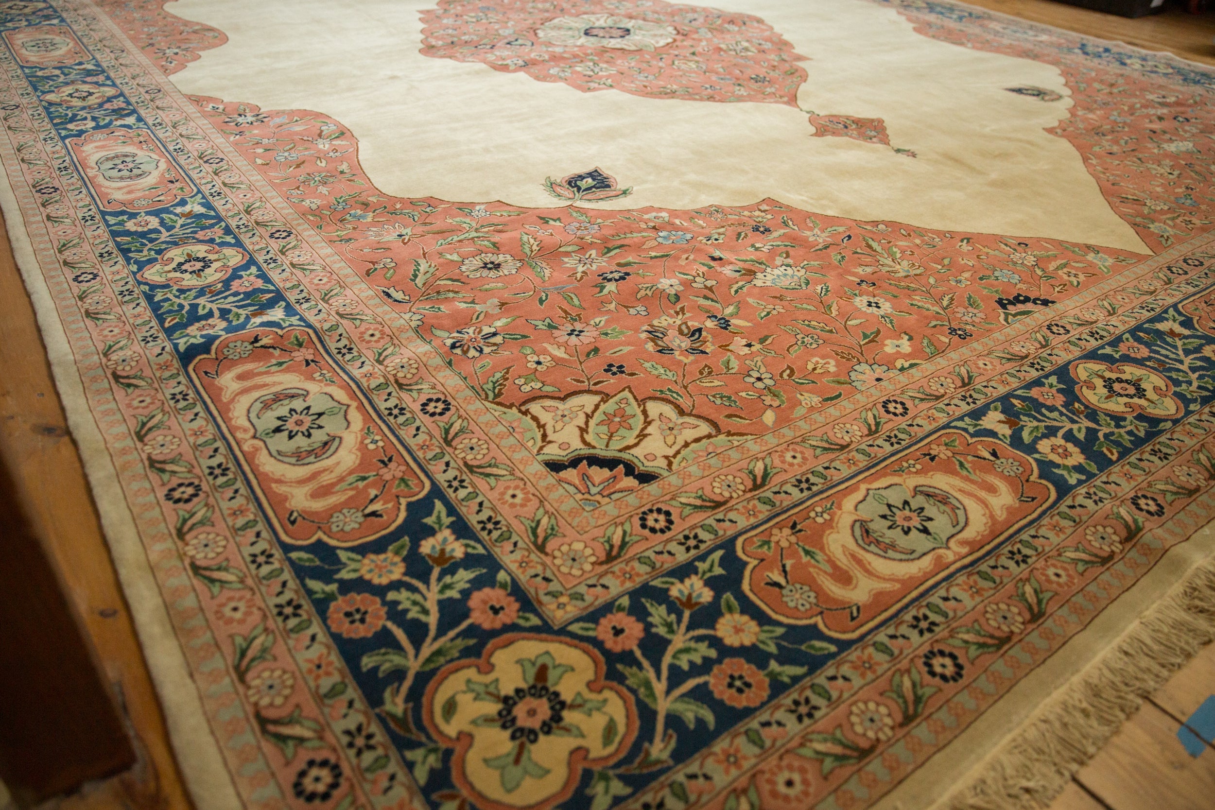 12x15 Vintage Bulgarian Tabriz Design Carpet by Old New House® - product image 4 for Resin Society