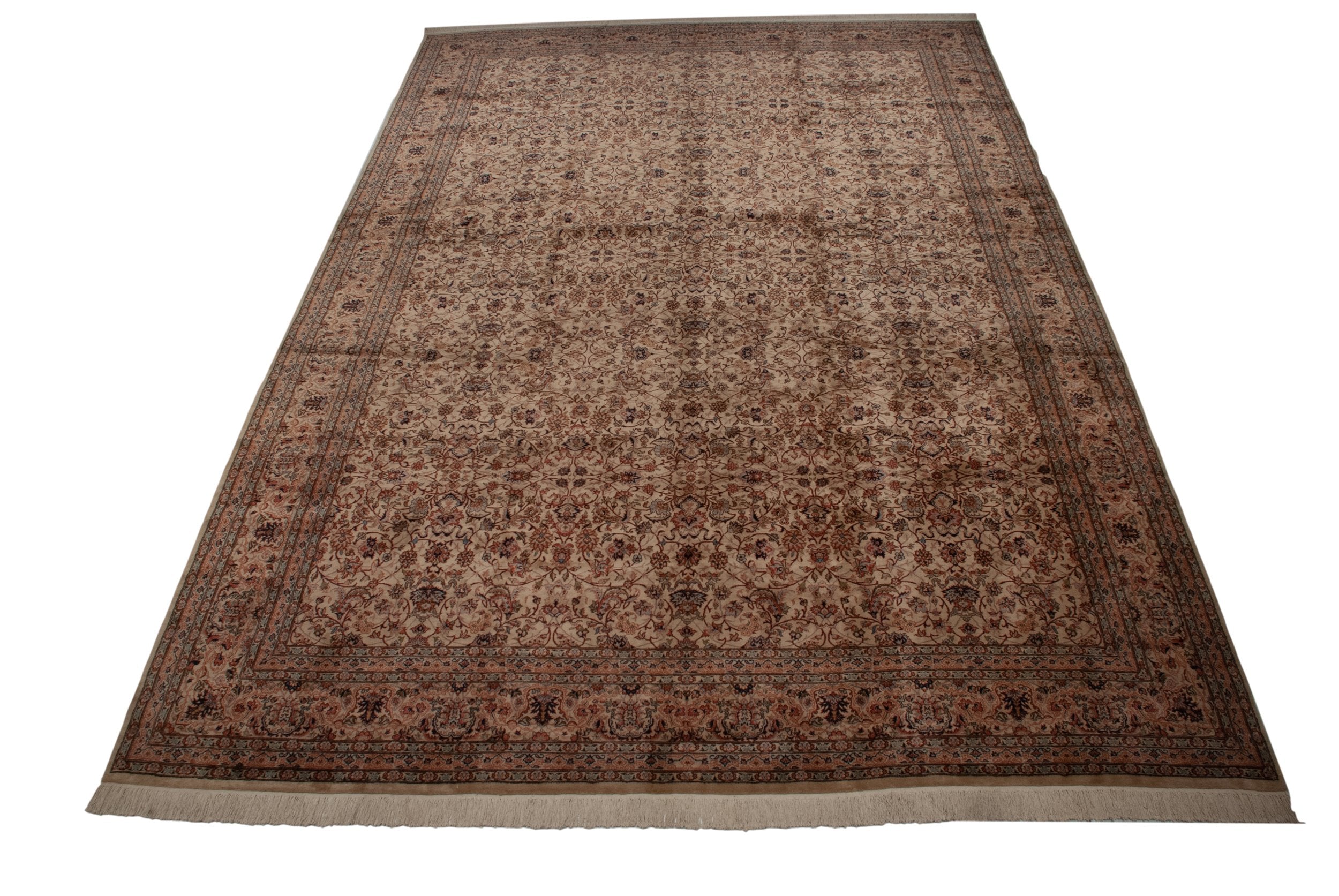 12x17.5 Vintage Pakistani Isfahan Design Carpet by Old New House® - product image 15 for Resin Society