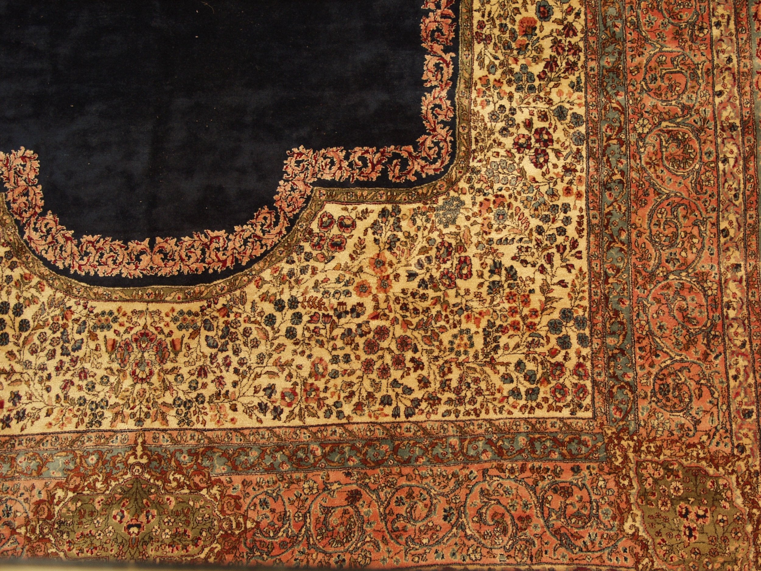 11.5x21 Vintage Fine Kerman Carpet by Old New House® - product image 2 for Resin Society
