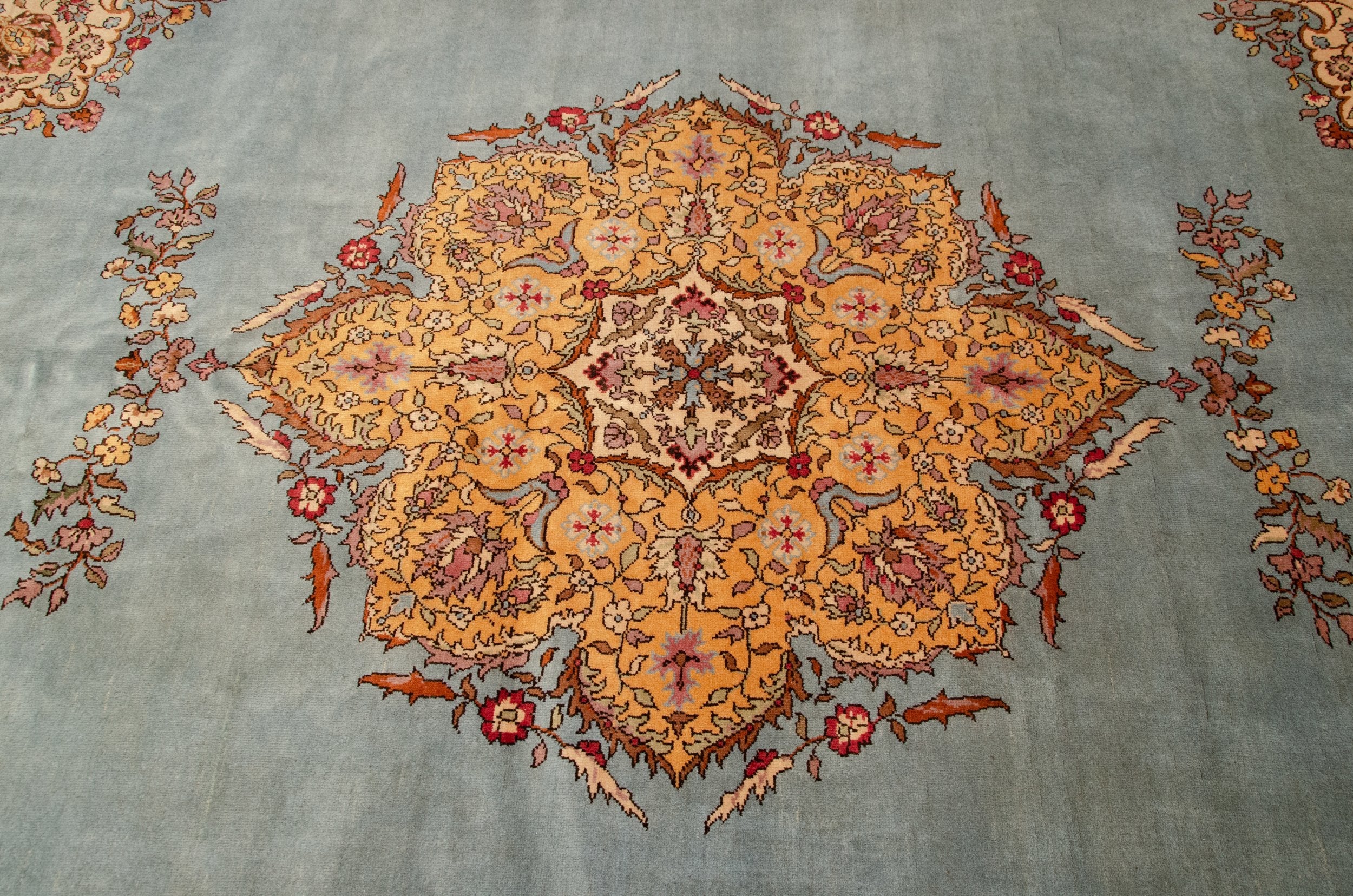 RESERVED 10x13 Vintage Romanian Tabriz Design Carpet