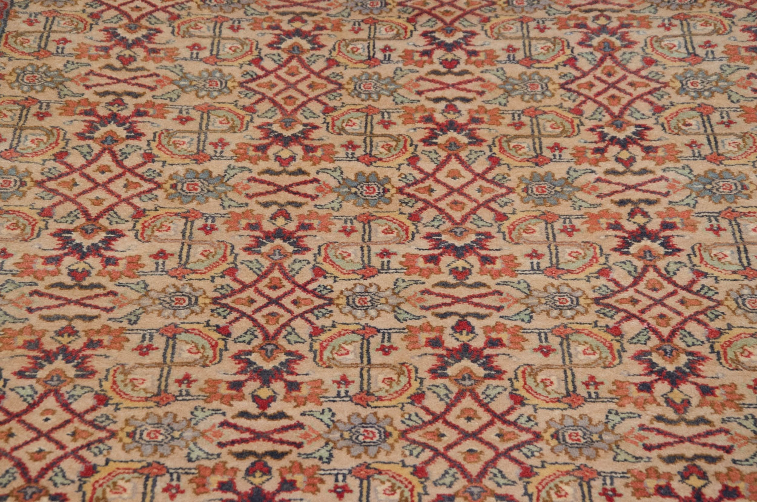 6x9 Vintage Indian Mahal Design Carpet by Old New House® - product image 8 for Resin Society
