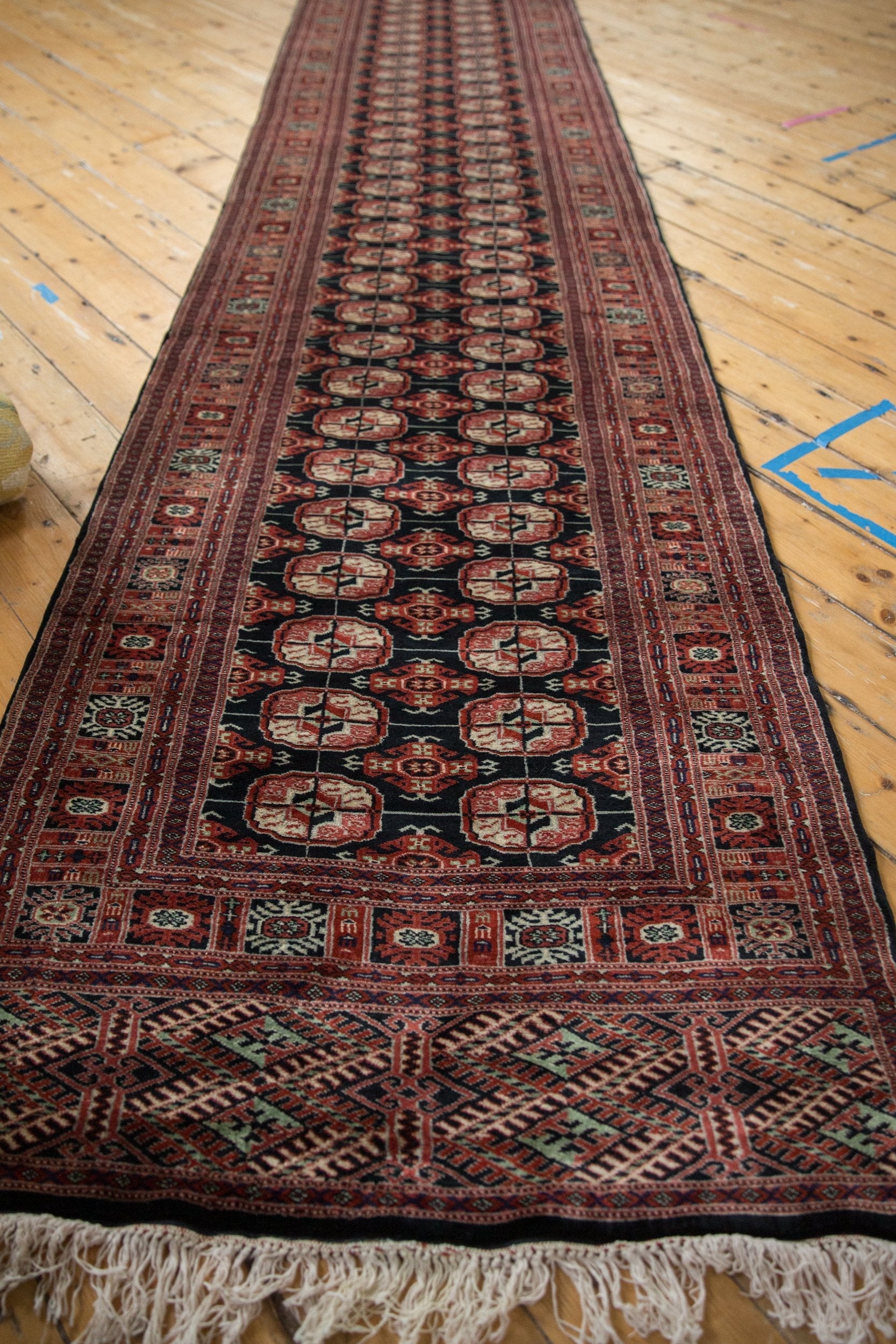 3x20 Vintage Fine Bokhara Rug Runner by Old New House® - product image 3 for Resin Society