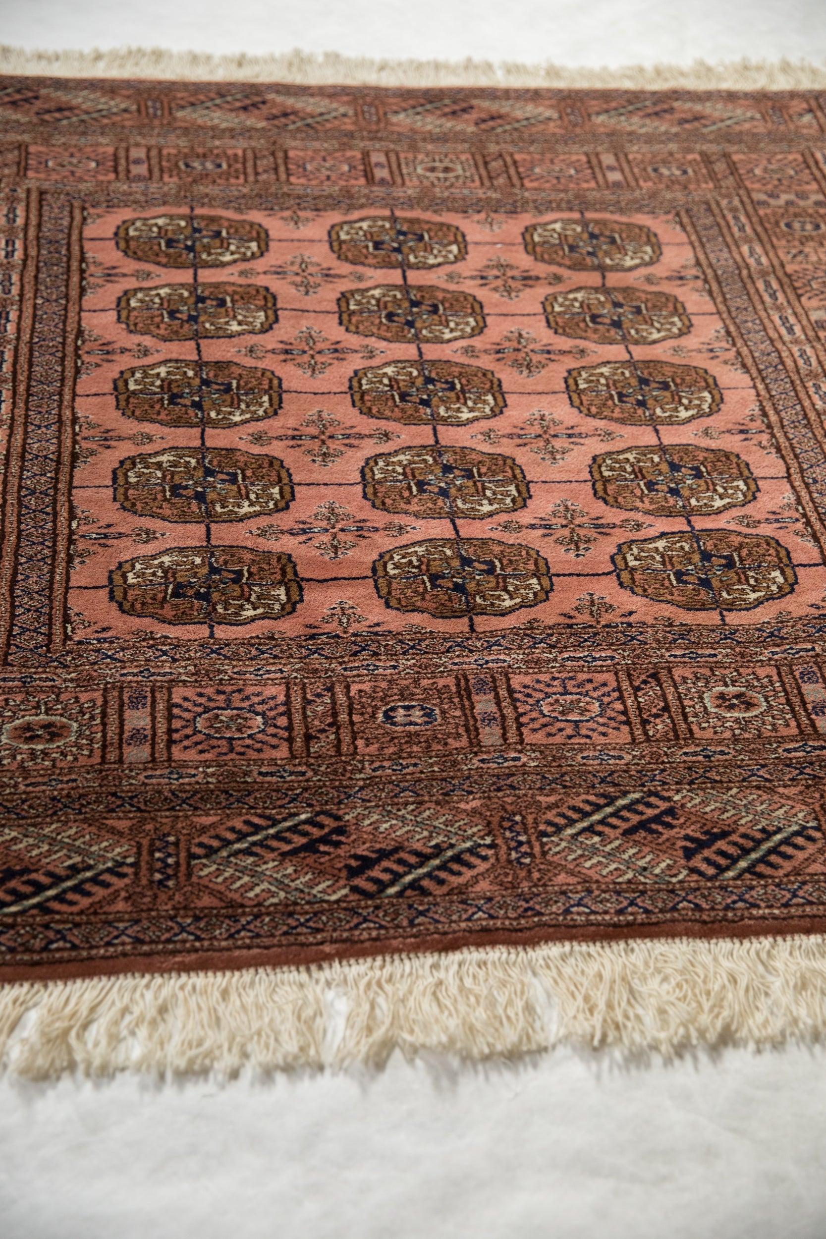 4x4 Vintage Fine Bokhara Square Rug by Old New House® - product image 6 for Resin Society