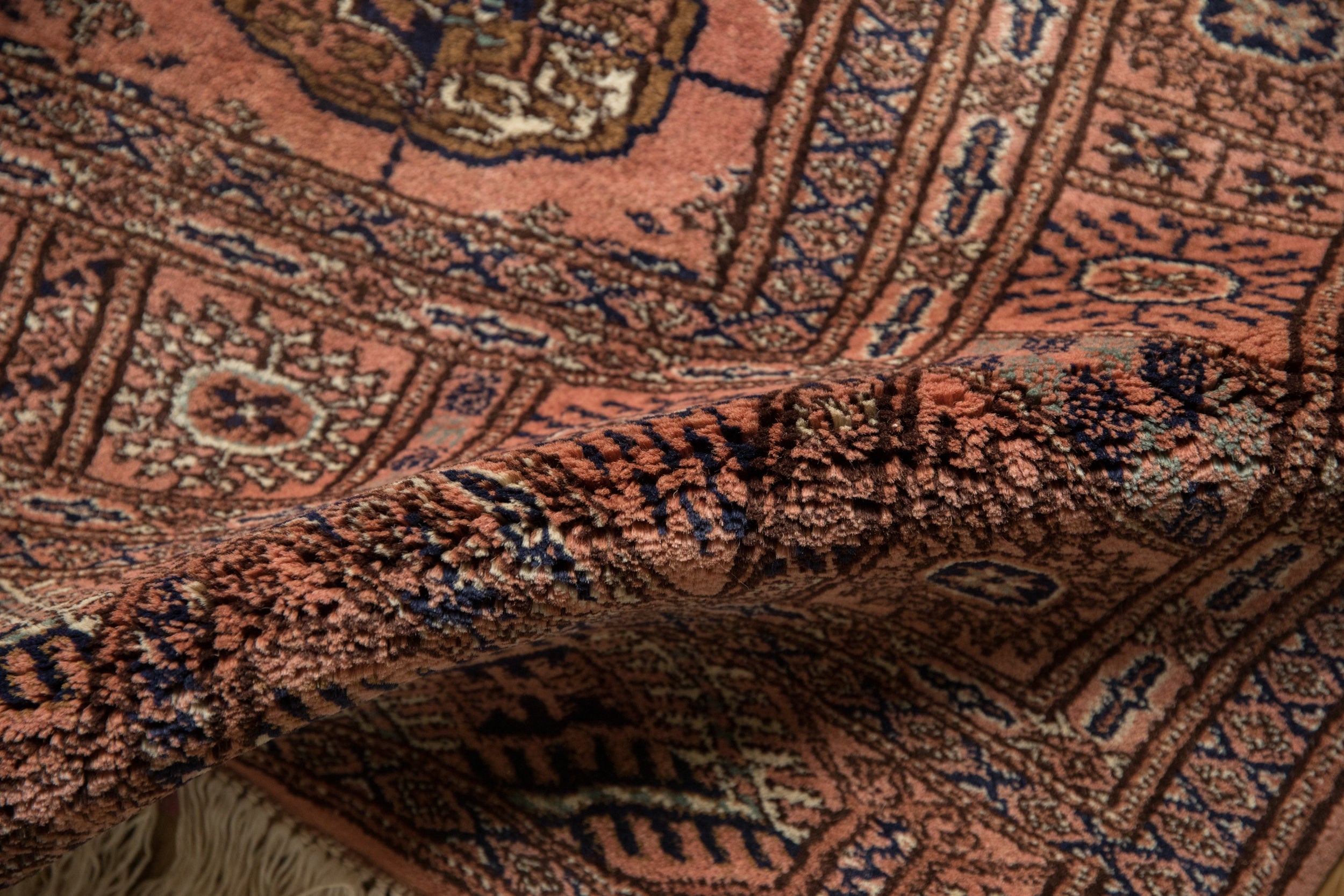4x4 Vintage Fine Bokhara Square Rug by Old New House® - product image 9 for Resin Society