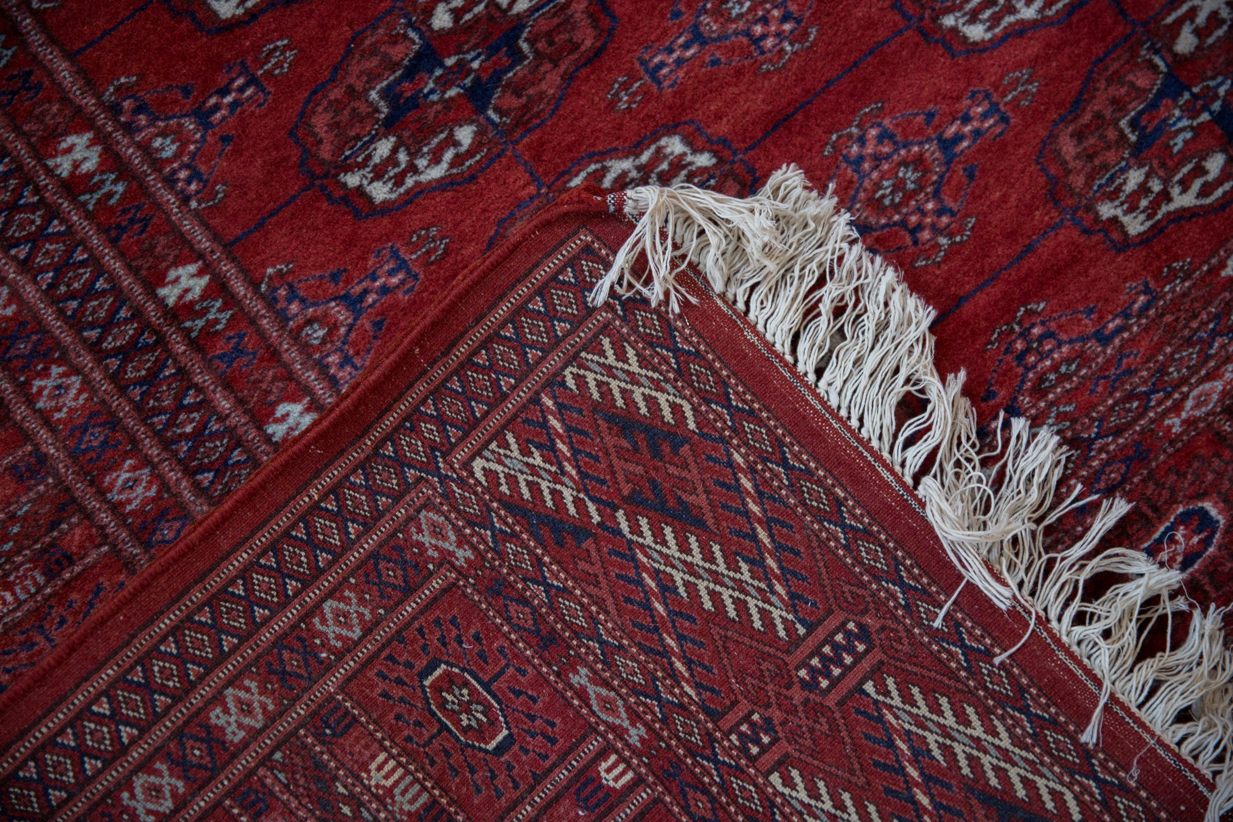 5x5 Vintage Fine Bokhara Square Rug by Old New House® - product image 8 for Resin Society
