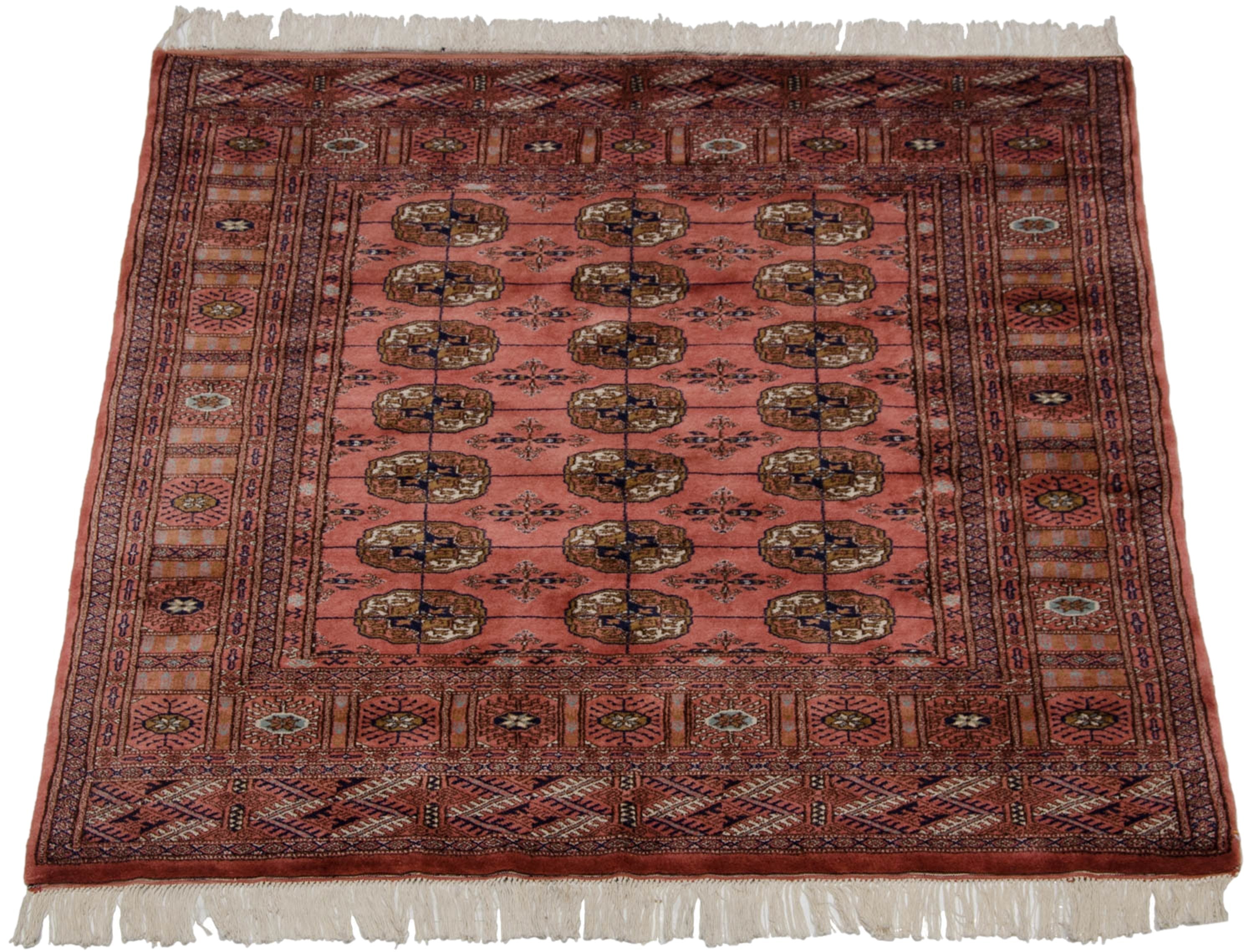 5x5 Vintage Fine Bokhara Square Rug by Old New House® - product image 6 for Resin Society