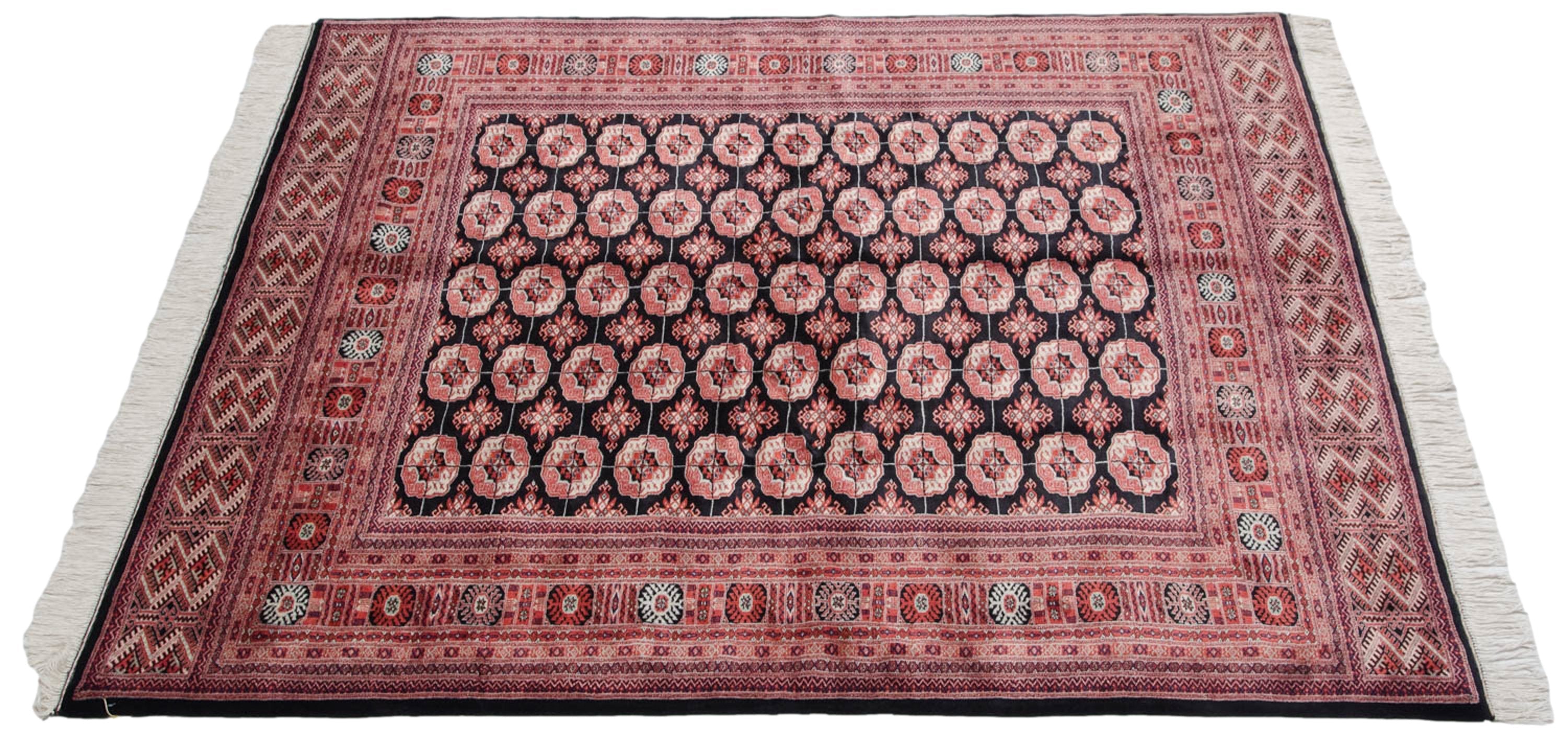 7x8 Vintage Fine Bokhara Square Carpet by Old New House® - product image 3 for Resin Society
