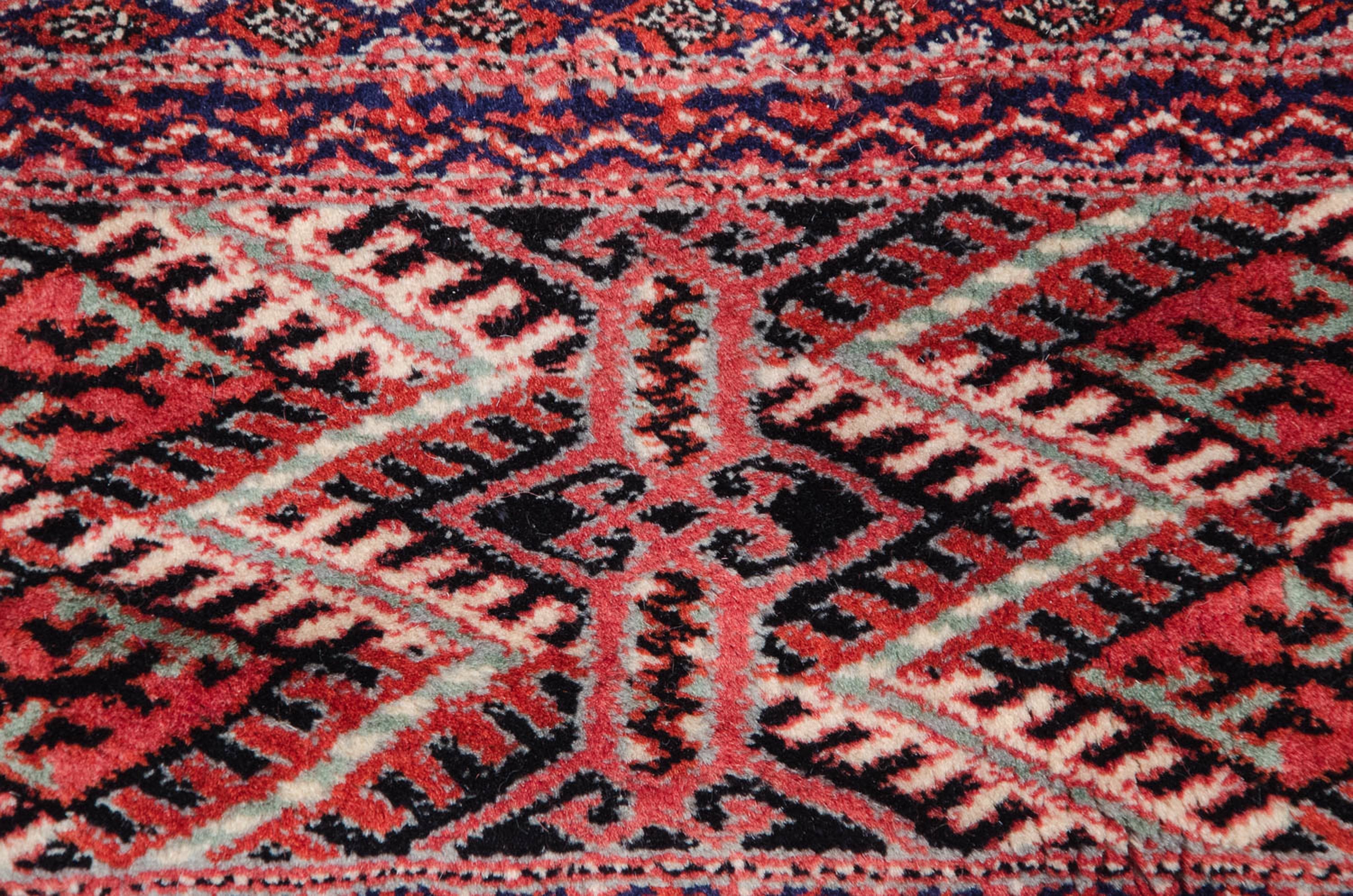 7x8 Vintage Fine Bokhara Square Carpet by Old New House® - product image 8 for Resin Society