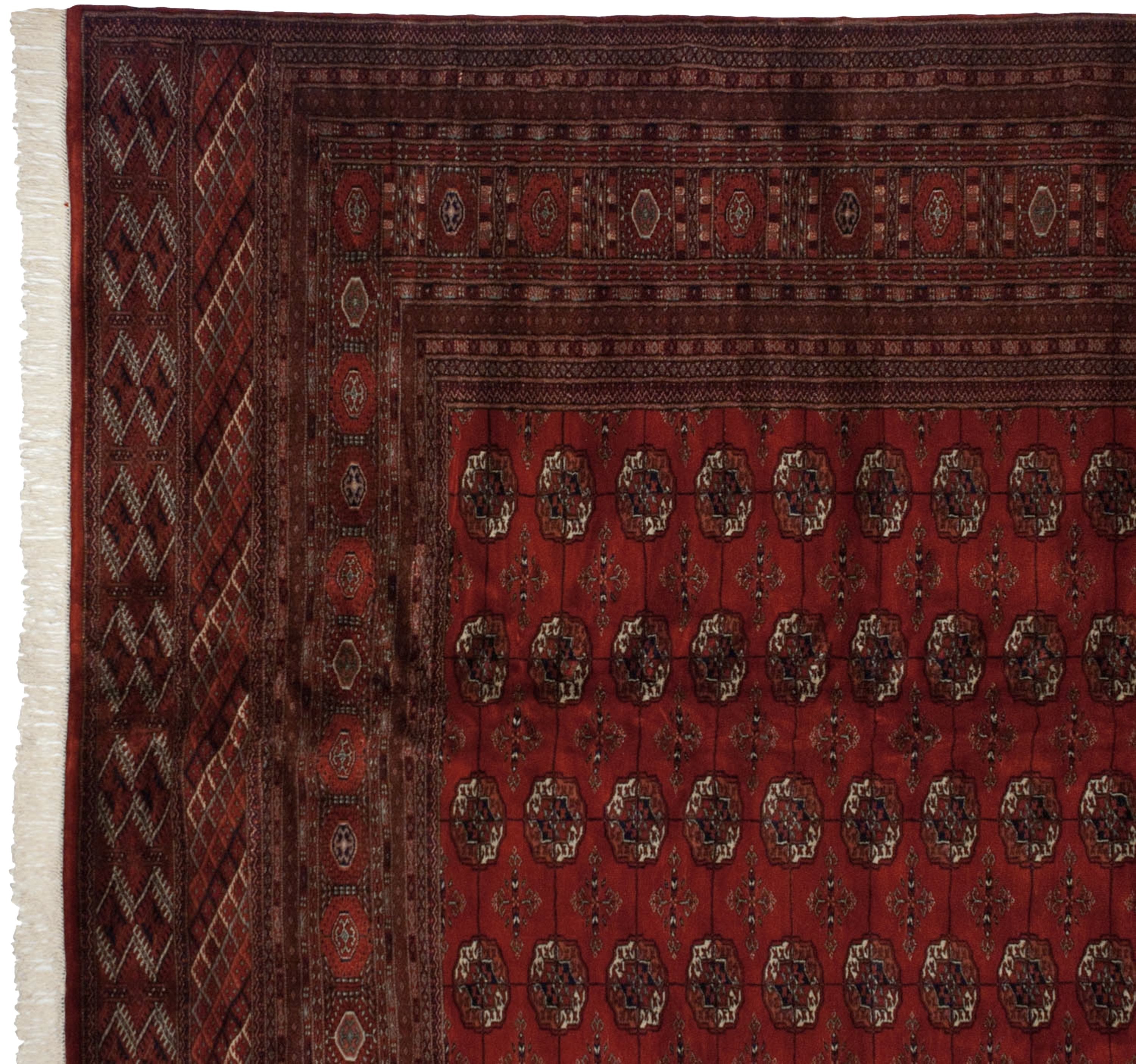12.5x13 Vintage Fine Bokhara Square Carpet by Old New House® - product image 5 for Resin Society