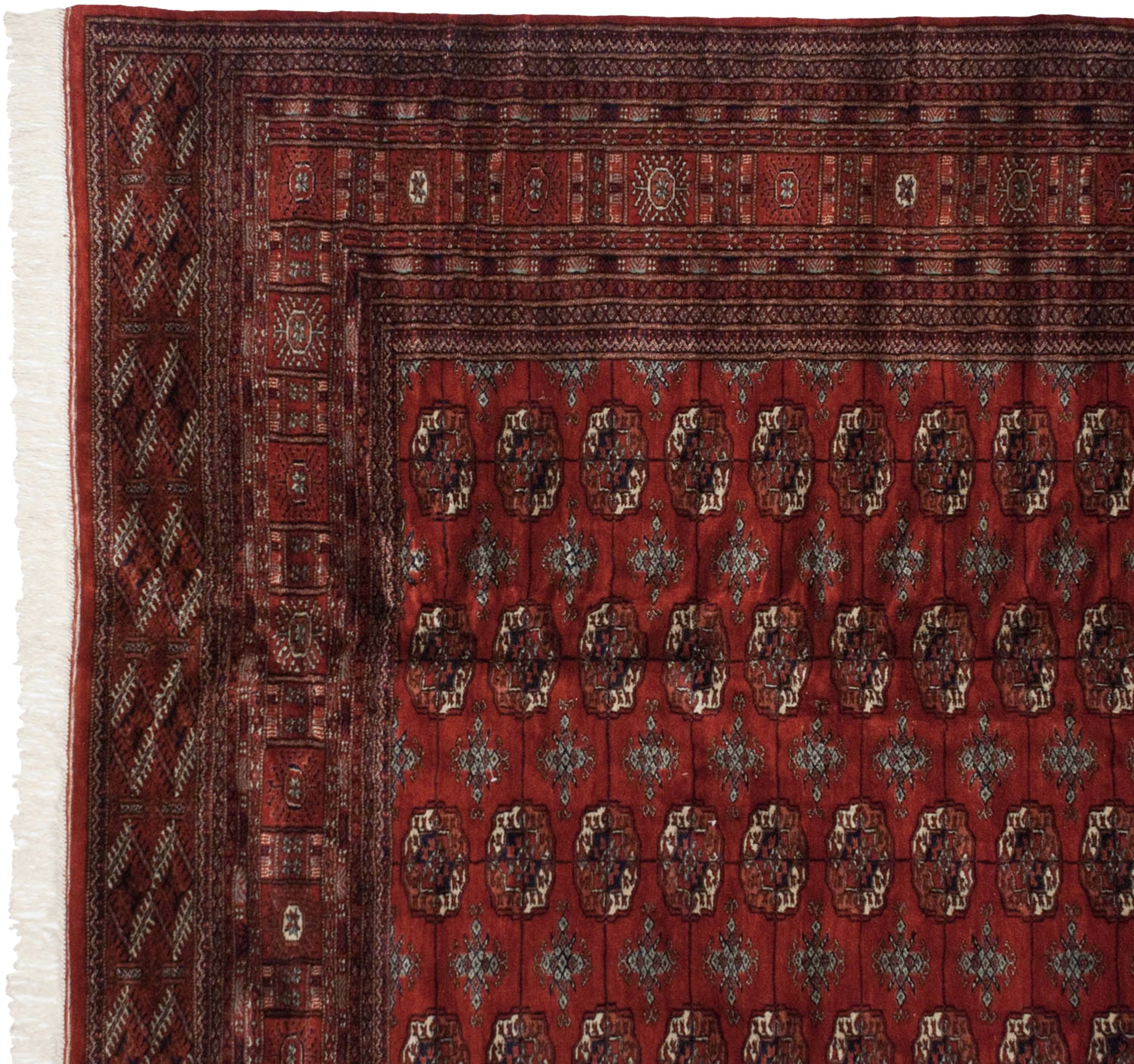 10x10 Vintage Fine Bokhara Square Carpet by Old New House® - product image 3 for Resin Society
