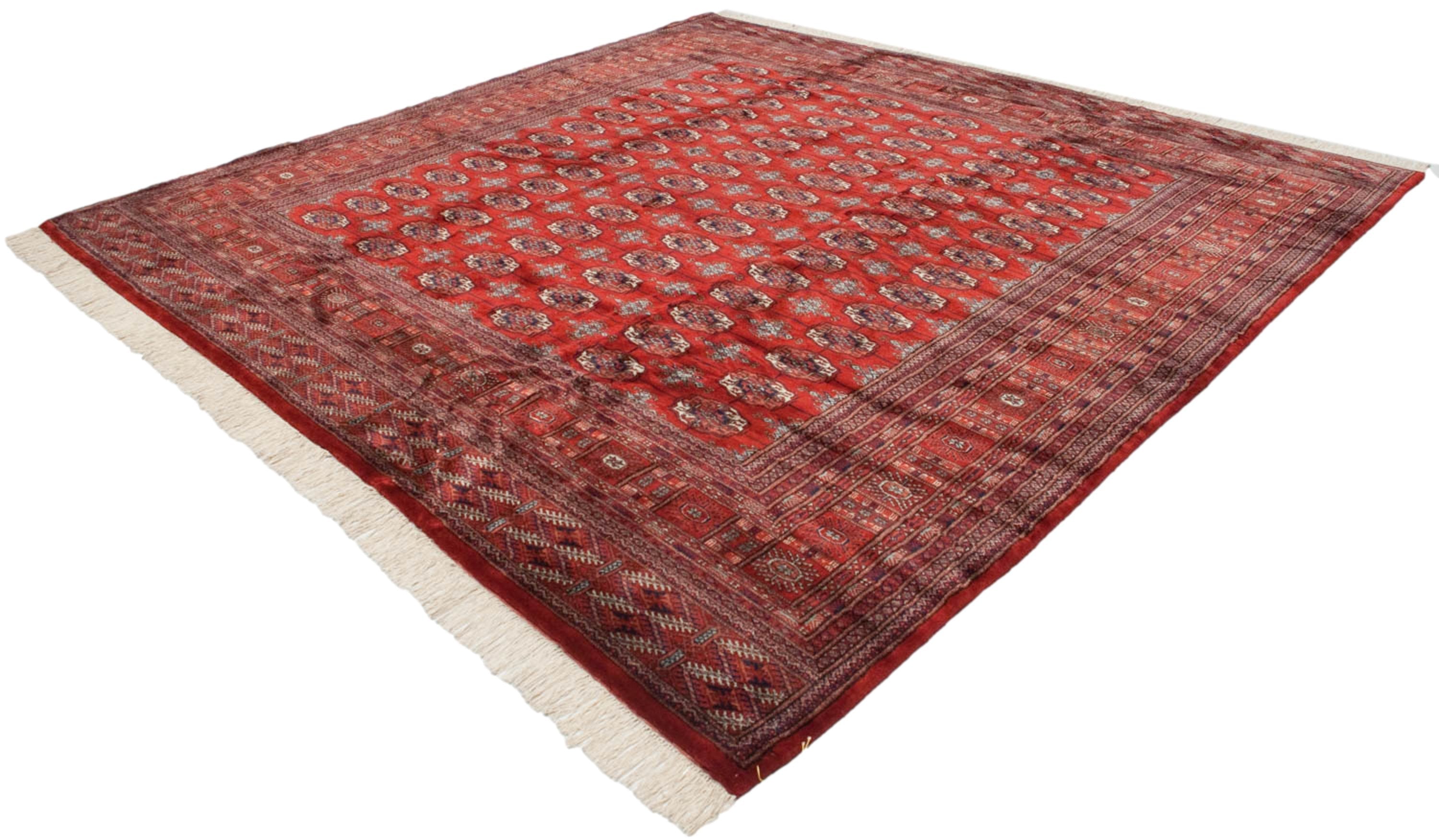 10x10 Vintage Fine Bokhara Square Carpet by Old New House® - product image 9 for Resin Society