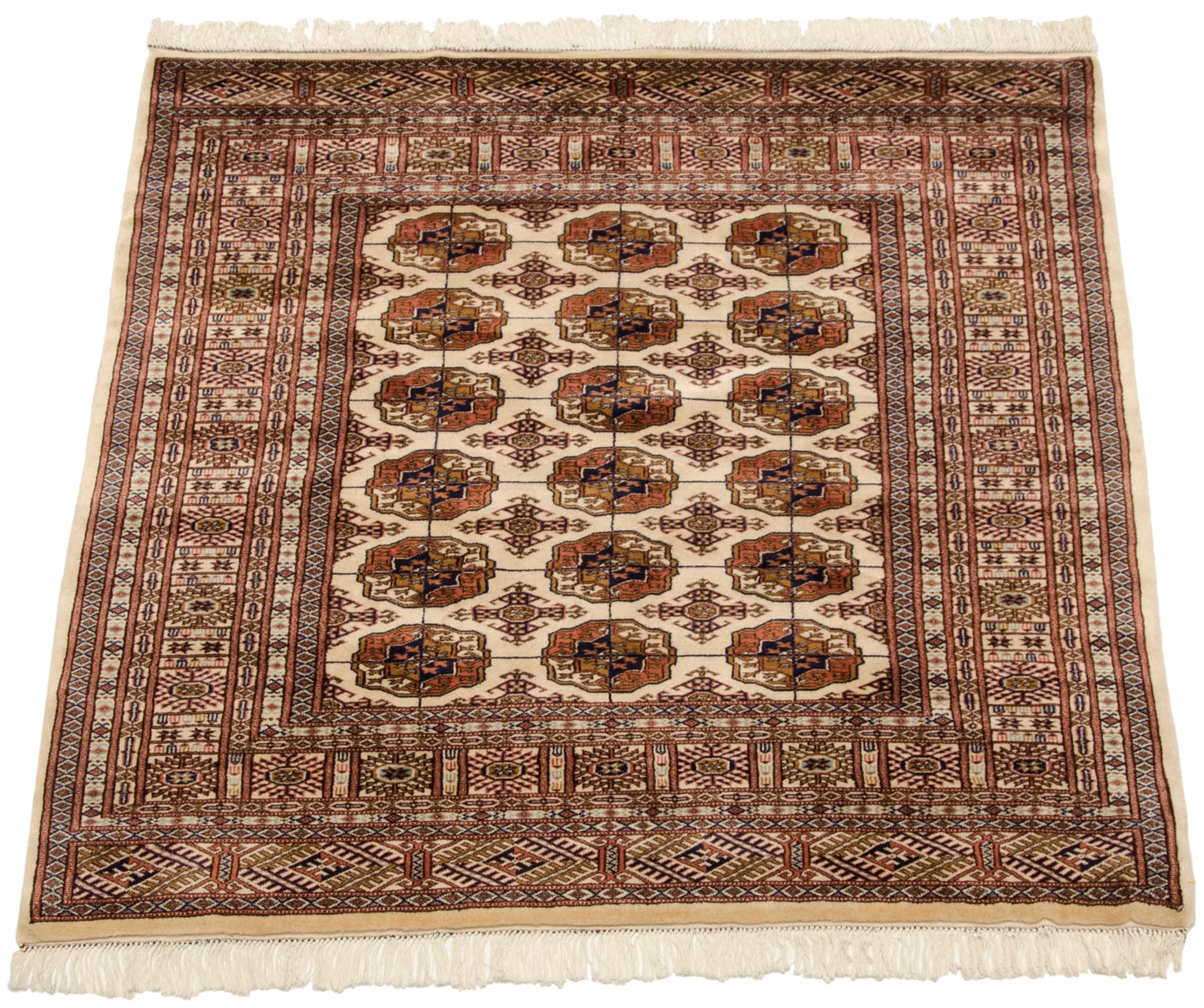 5x5 Vintage Fine Bokhara Square Rug by Old New House® - product image 6 for Resin Society