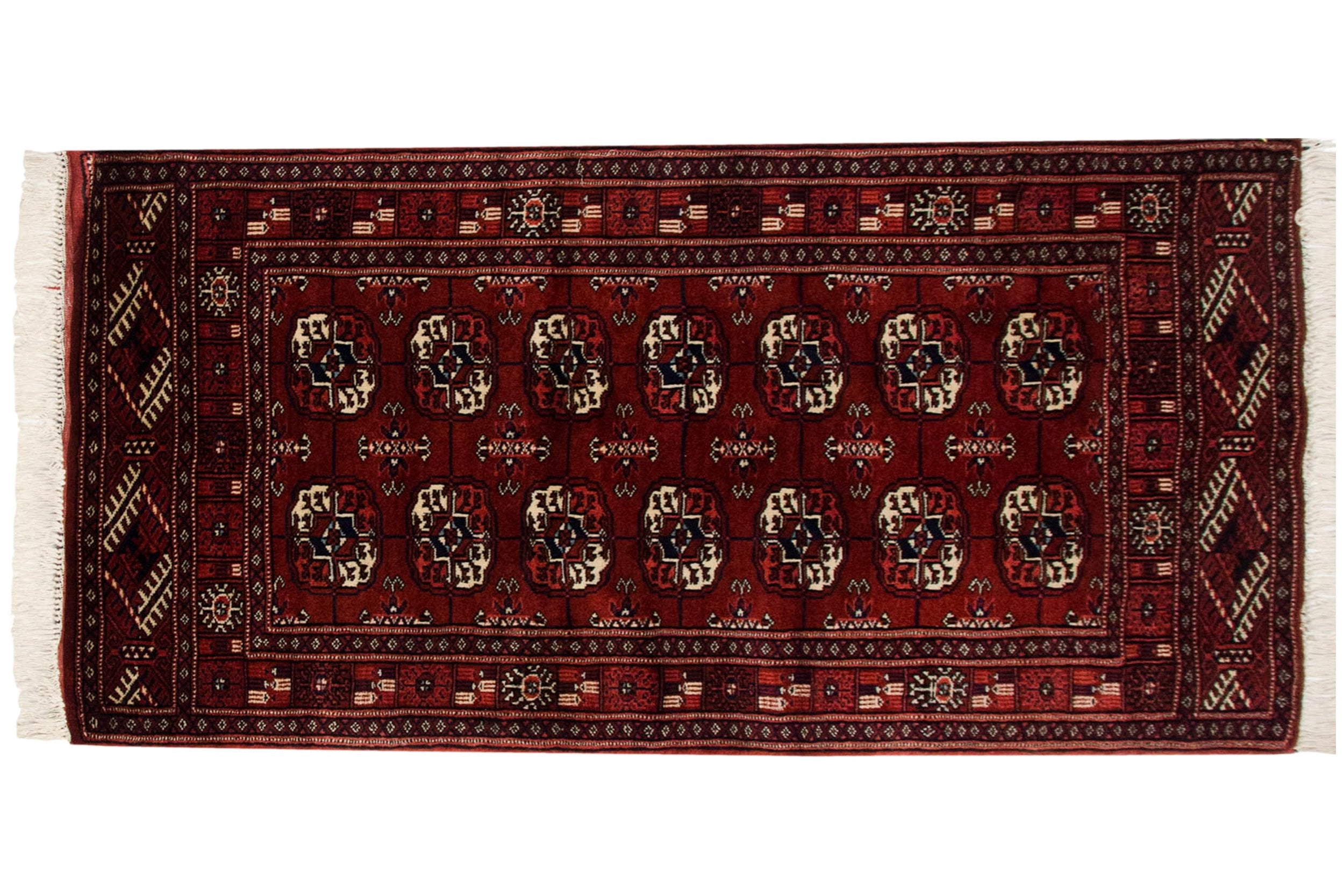 2.5x4 Vintage Fine Bokhara Rug by Old New House® - main product image for Resin Society