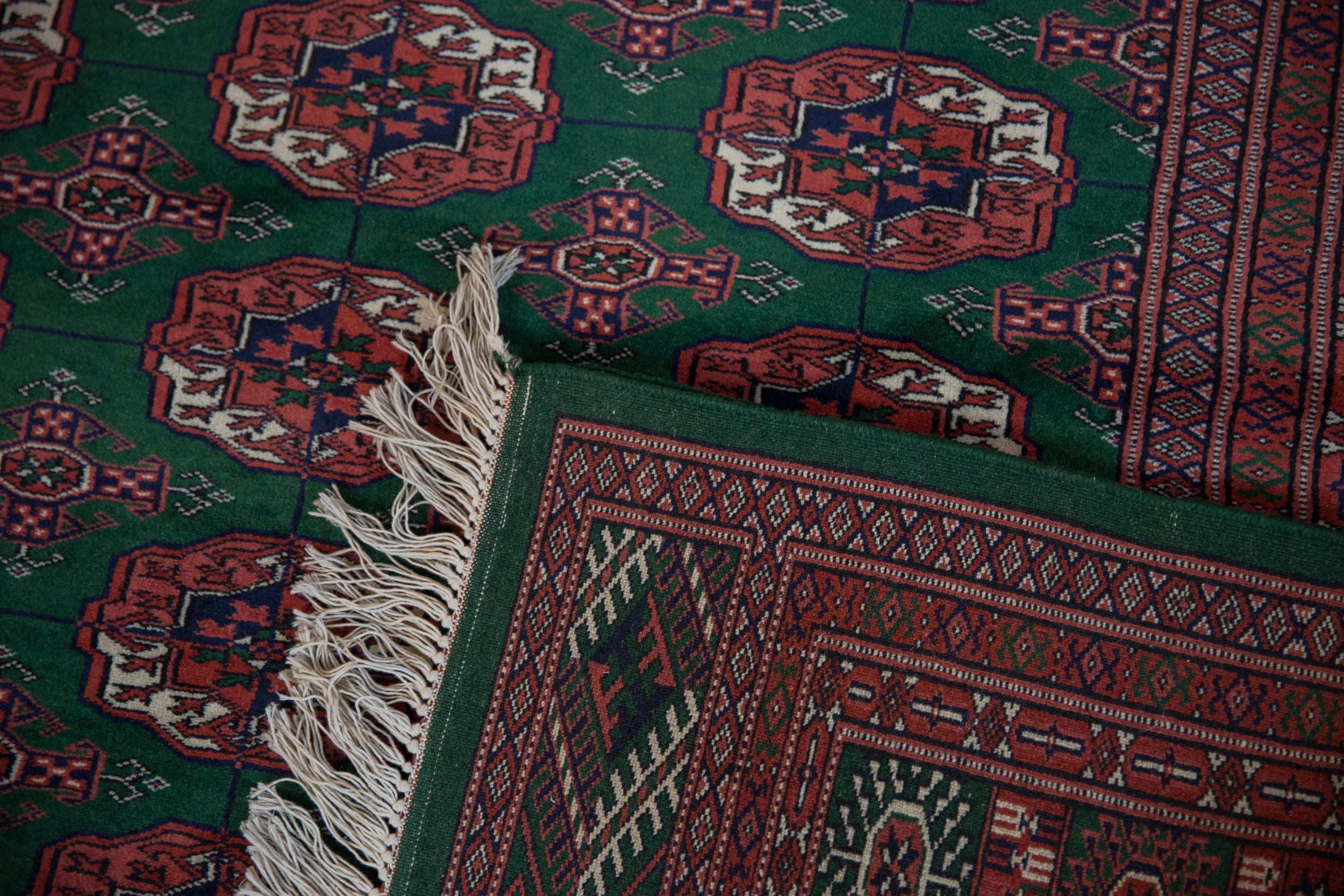 5x5 Vintage Fine Bokhara Square Rug by Old New House® - product image 9 for Resin Society