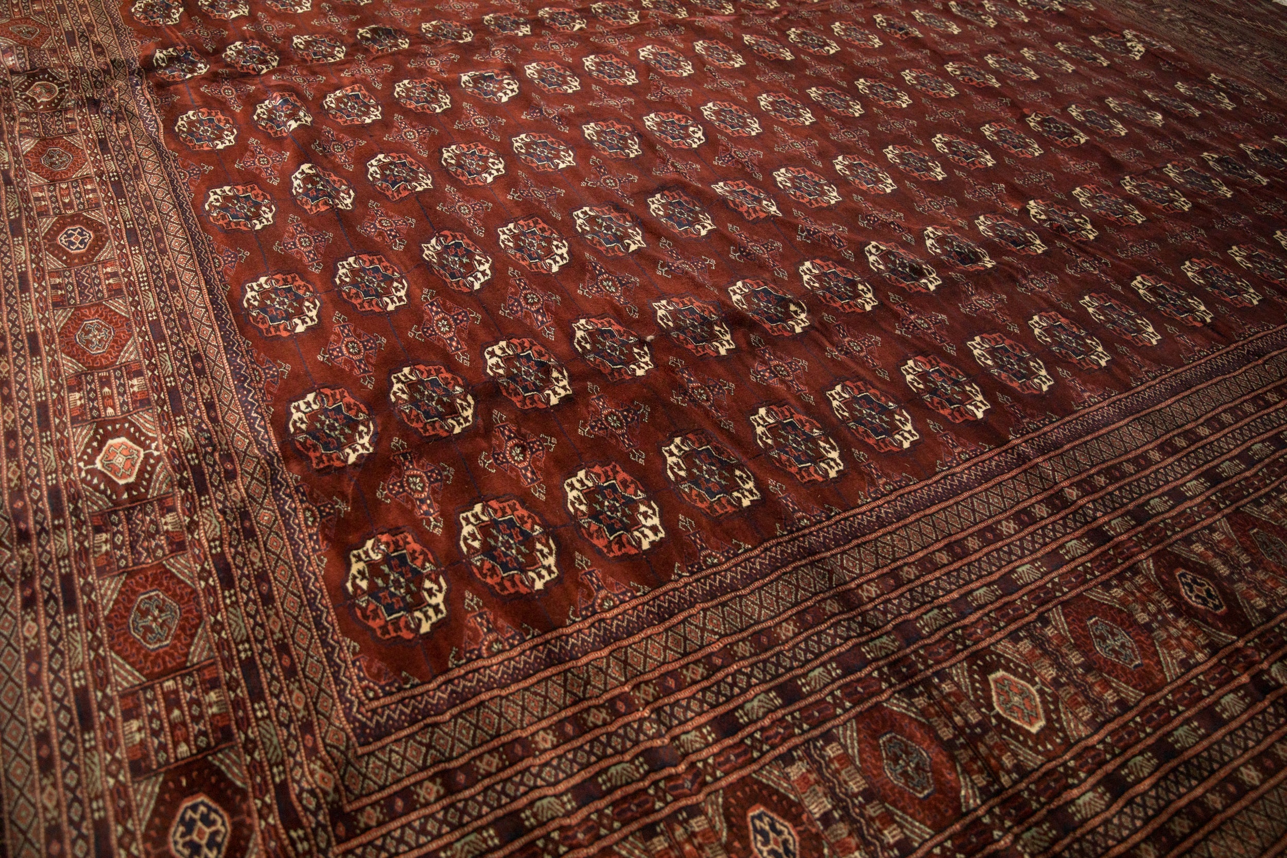 12x14.5 Vintage Fine Bokhara Carpet by Old New House® - product image 7 for Resin Society