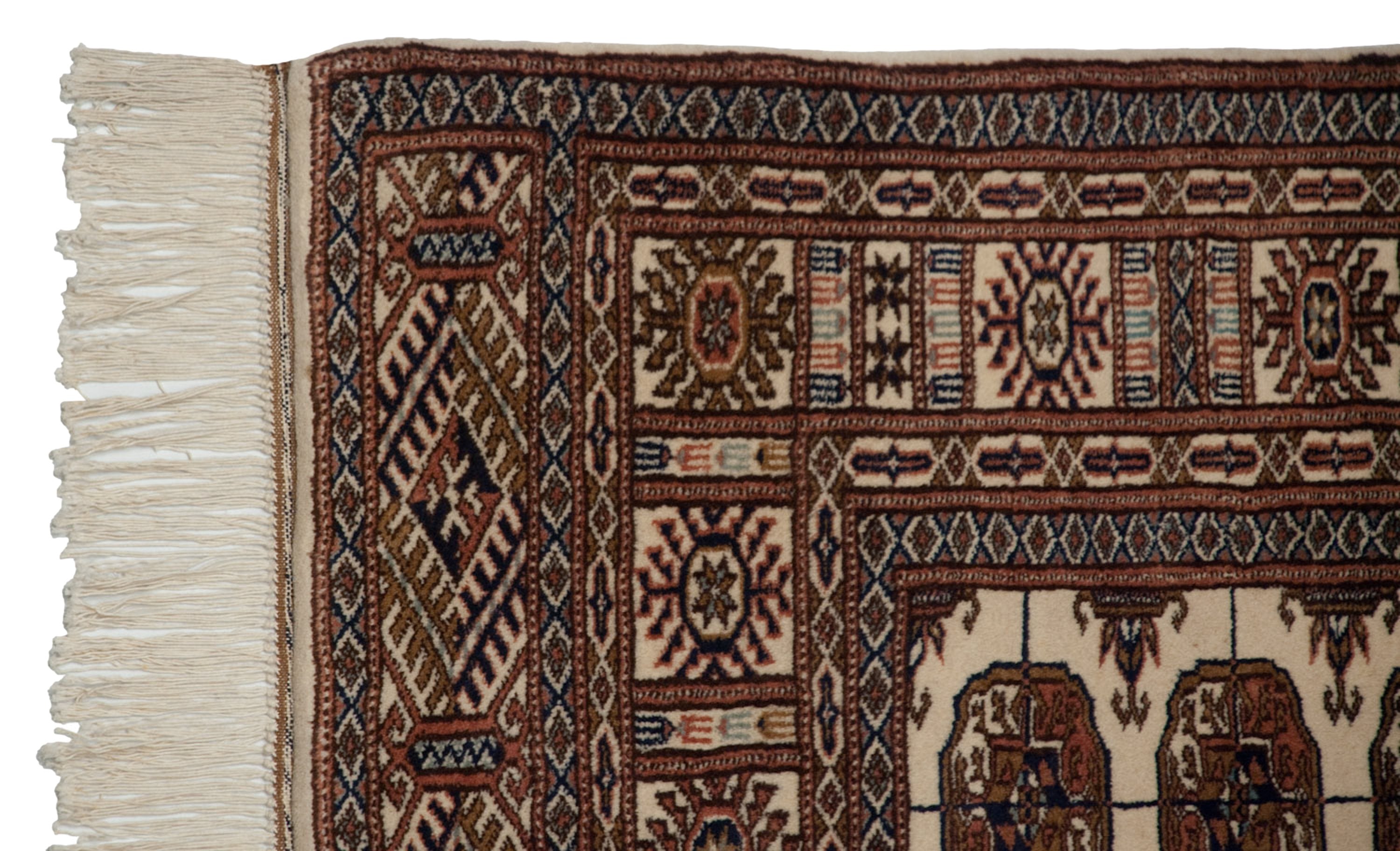 4x6.5 Vintage Fine Bokhara Rug by Old New House® - product image 4 for Resin Society
