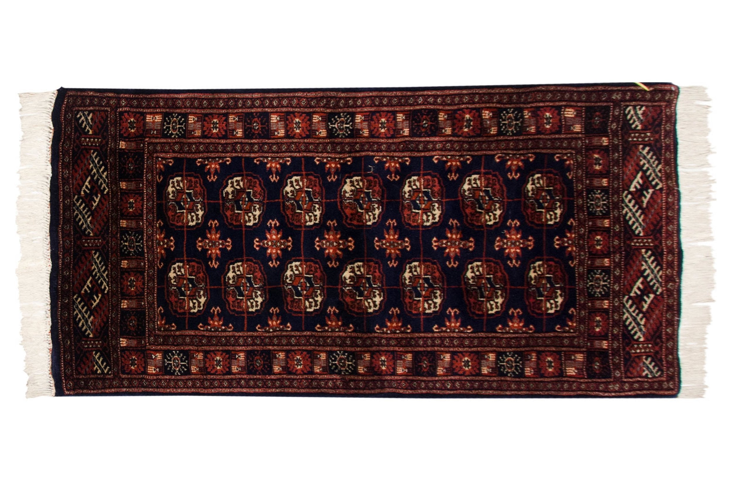 2.5x4 Vintage Fine Bokhara Rug by Old New House® - main product image for Resin Society