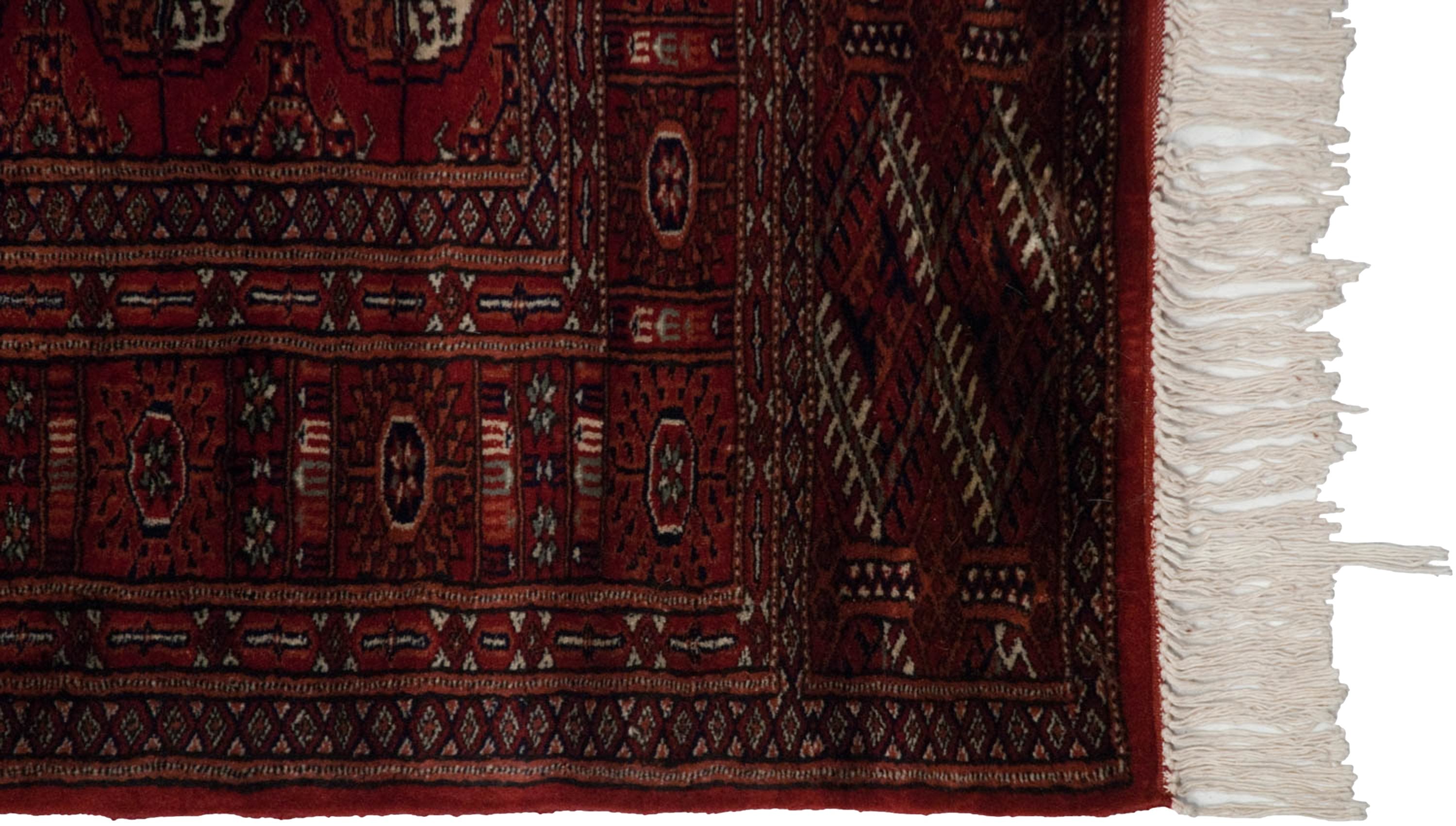 4x13.5 Vintage Fine Bokhara Rug Runner by Old New House® - product image 5 for Resin Society
